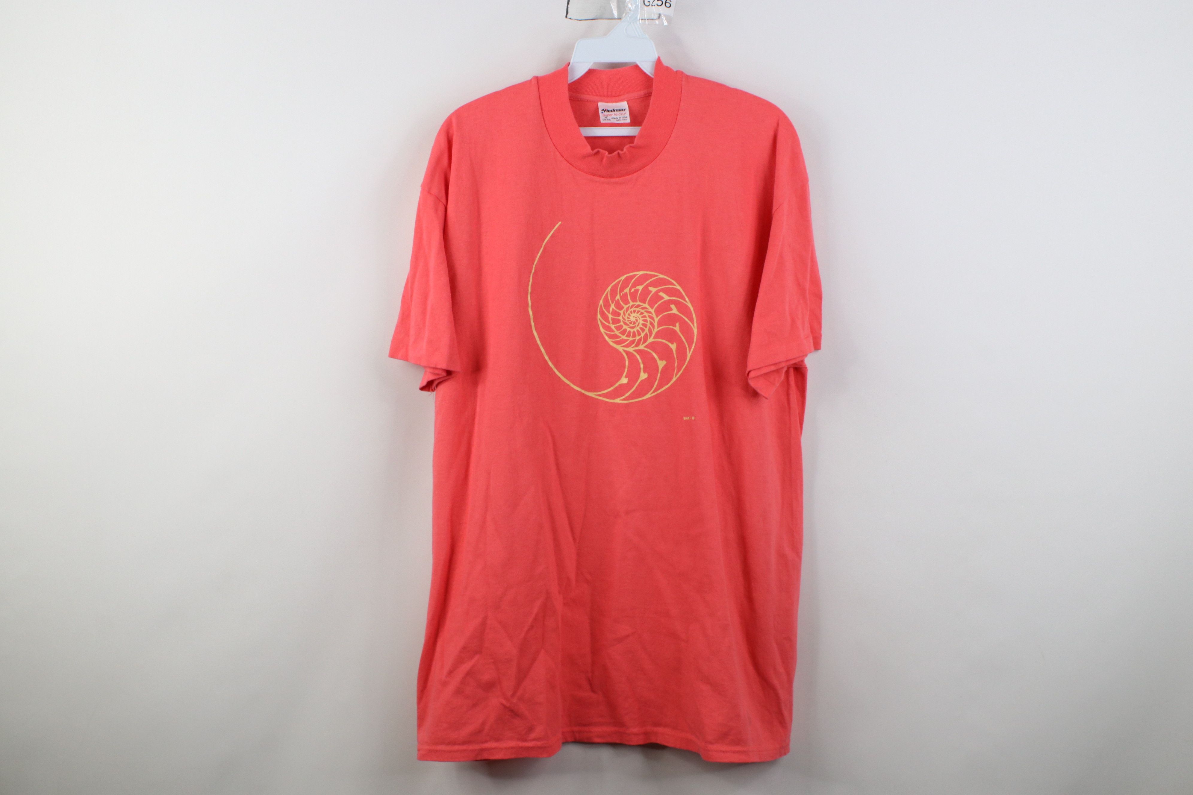 Vintage Vintage 70s 80s Fibonacci Golden Short Sleeve T-Shirt Size US XL / EU 56 / 4 - 1 Thumbnail