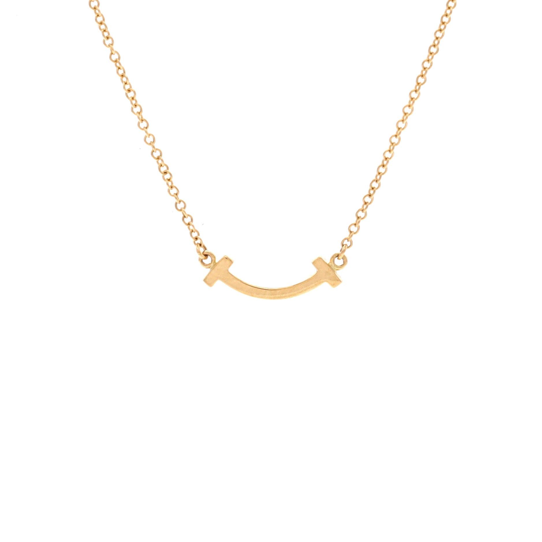 Tiffany & Co. T Smile Pendant Necklace Size ONE SIZE - 1 Thumbnail