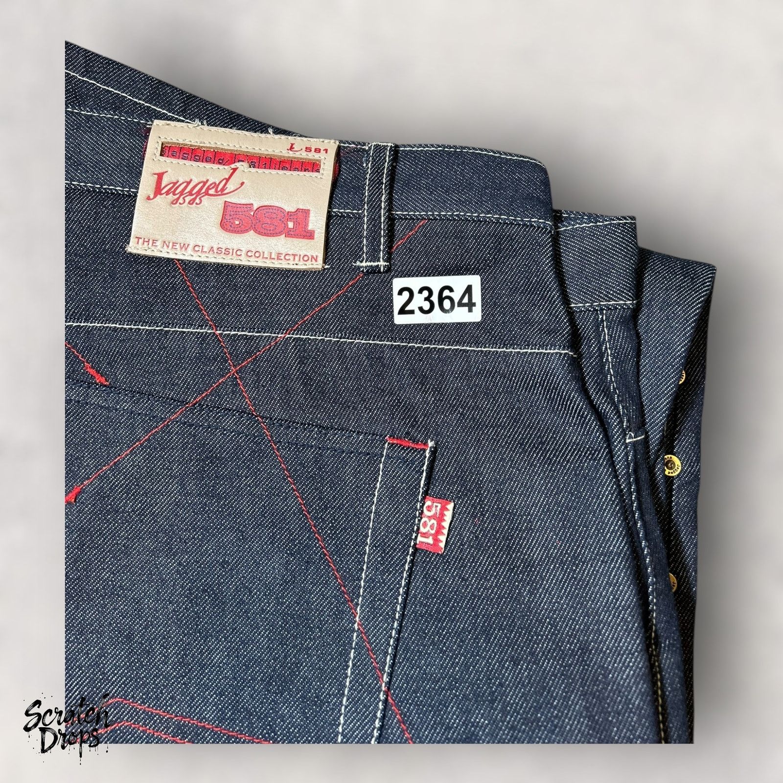 Other Jagged 581 Vintage Y2K Jeans NWT Size 54 Dark Wash Classic Size US 38 / EU 54 - 8 Thumbnail