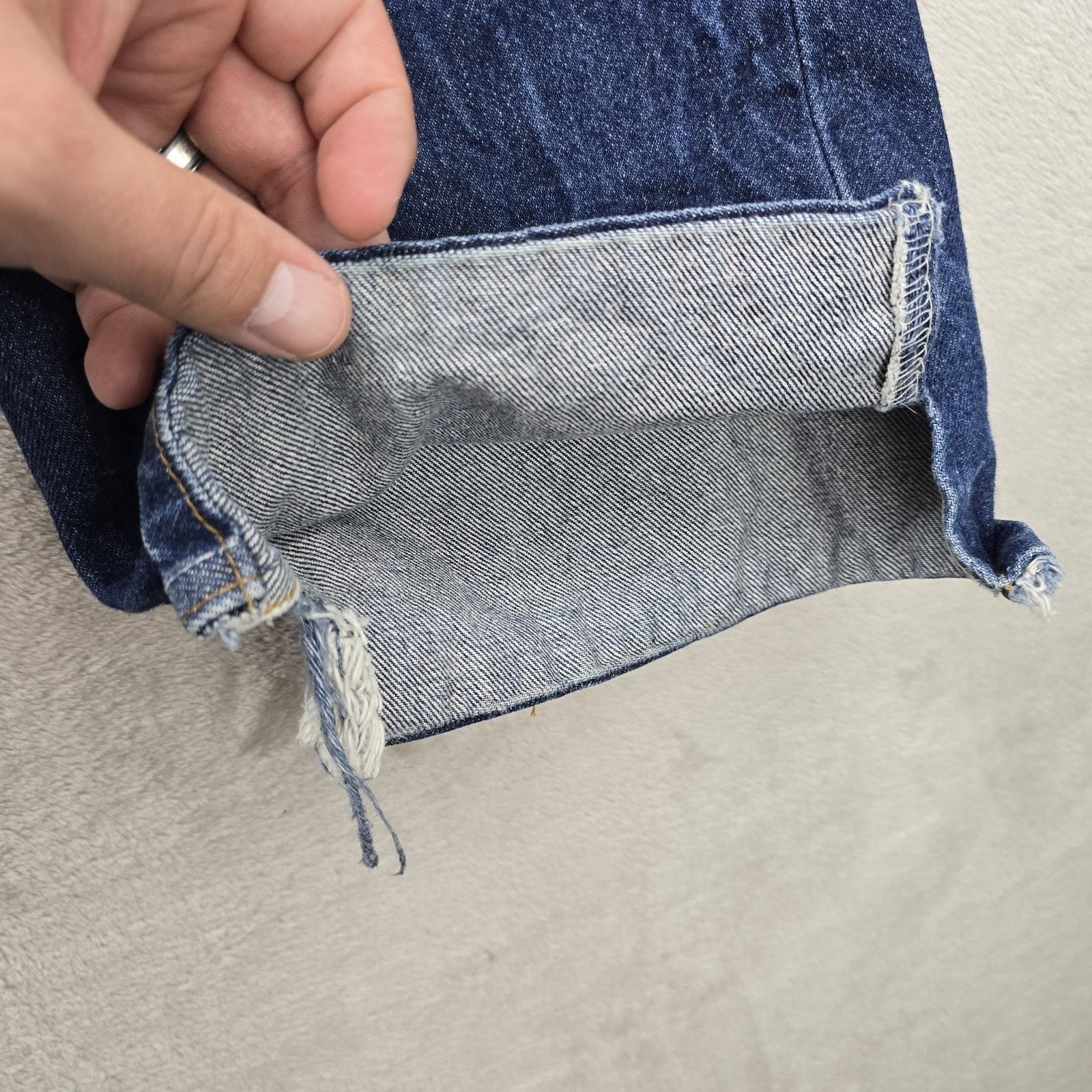 Levi's Vintage Levis 501xx Jeans 42x33 (fits 38x30) Marble USA Made Size US 38 / EU 54 - 5 Thumbnail