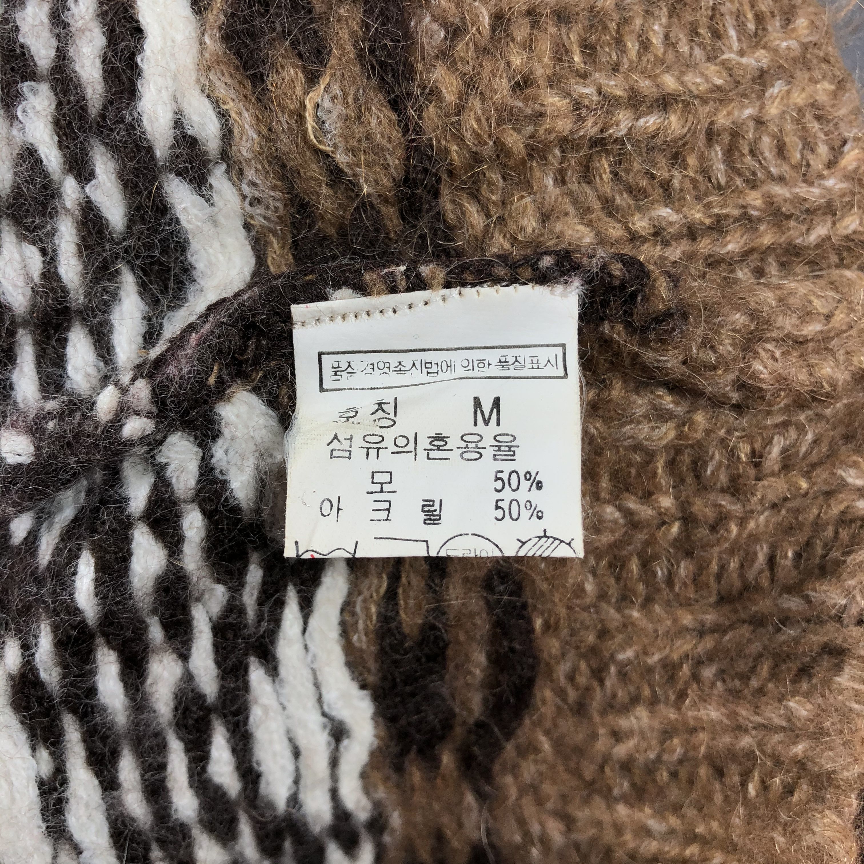 Japanese Brand Tomboy Wiz Fair Isle Beanie Size ONE SIZE - 5 Thumbnail