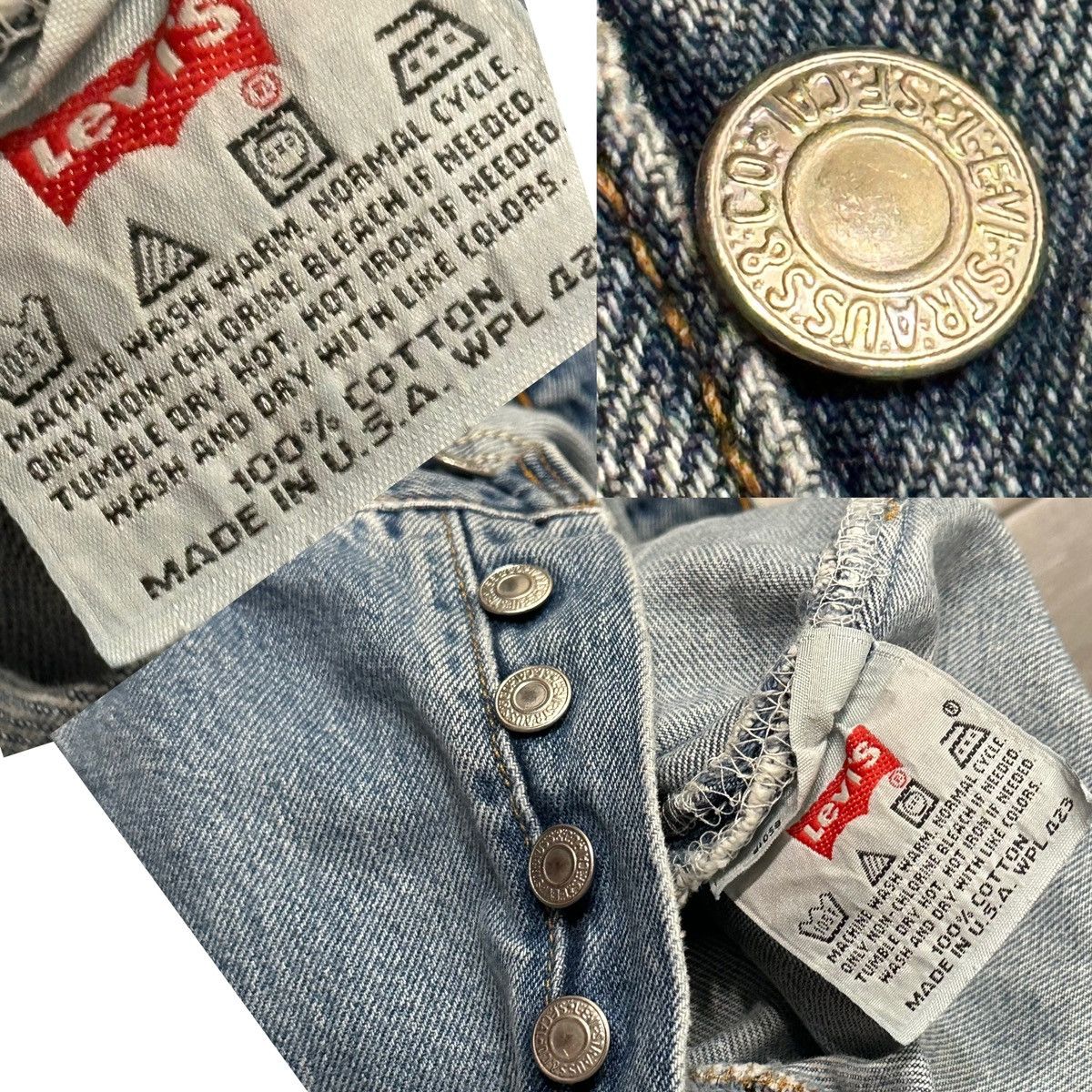 Levi's × Levi's Vintage Clothing × Vintage Levi's 501 button fly vintage Size 30" / US 8 / IT 44 - 3 Thumbnail