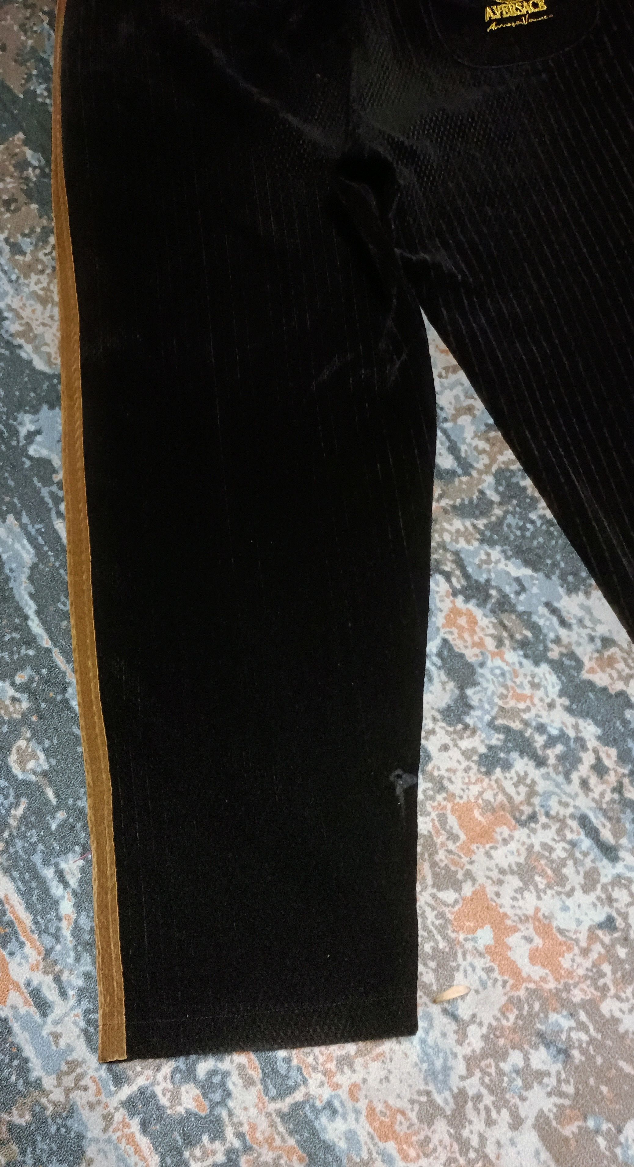 Versace A.Versace Velvett Track Pants Size US 42 / EU 58 - 8 Thumbnail
