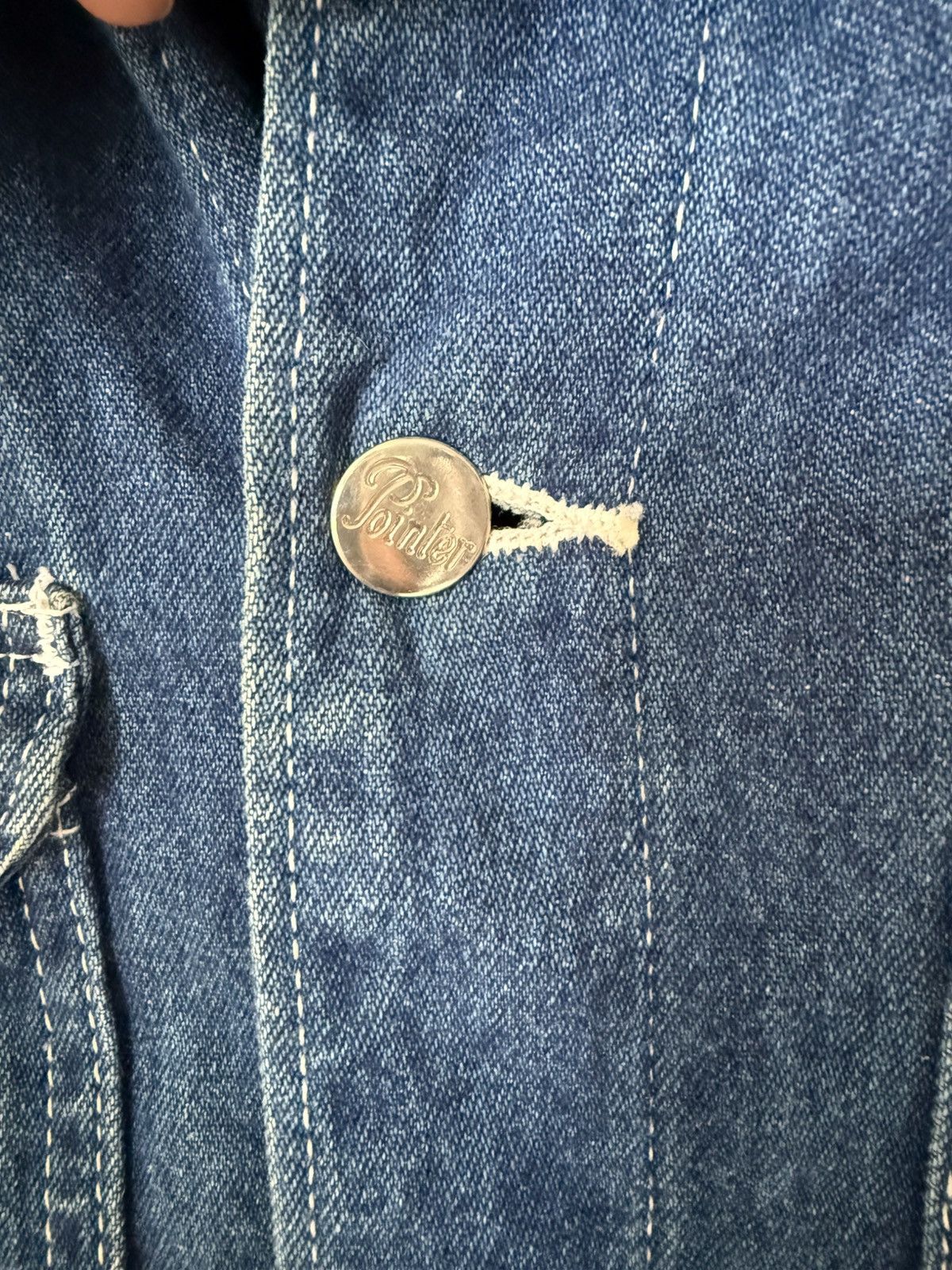 Pointer Vintage Pointer Distress Chore Jacket Denim Workwear Style Size US M / EU 48-50 / 2 - 4 Thumbnail