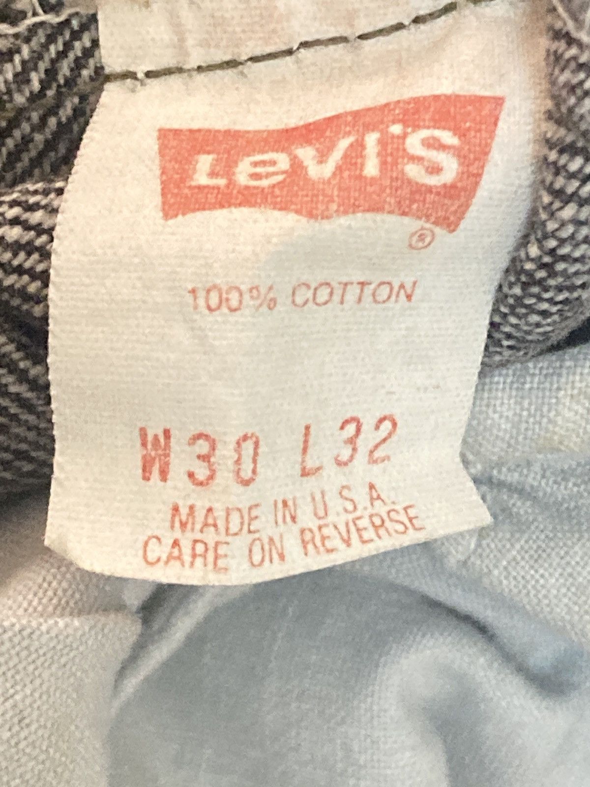 Levi's Vintage 80’s Levis 550 jeans Made in USA Size US 30 / EU 46 - 6 Thumbnail