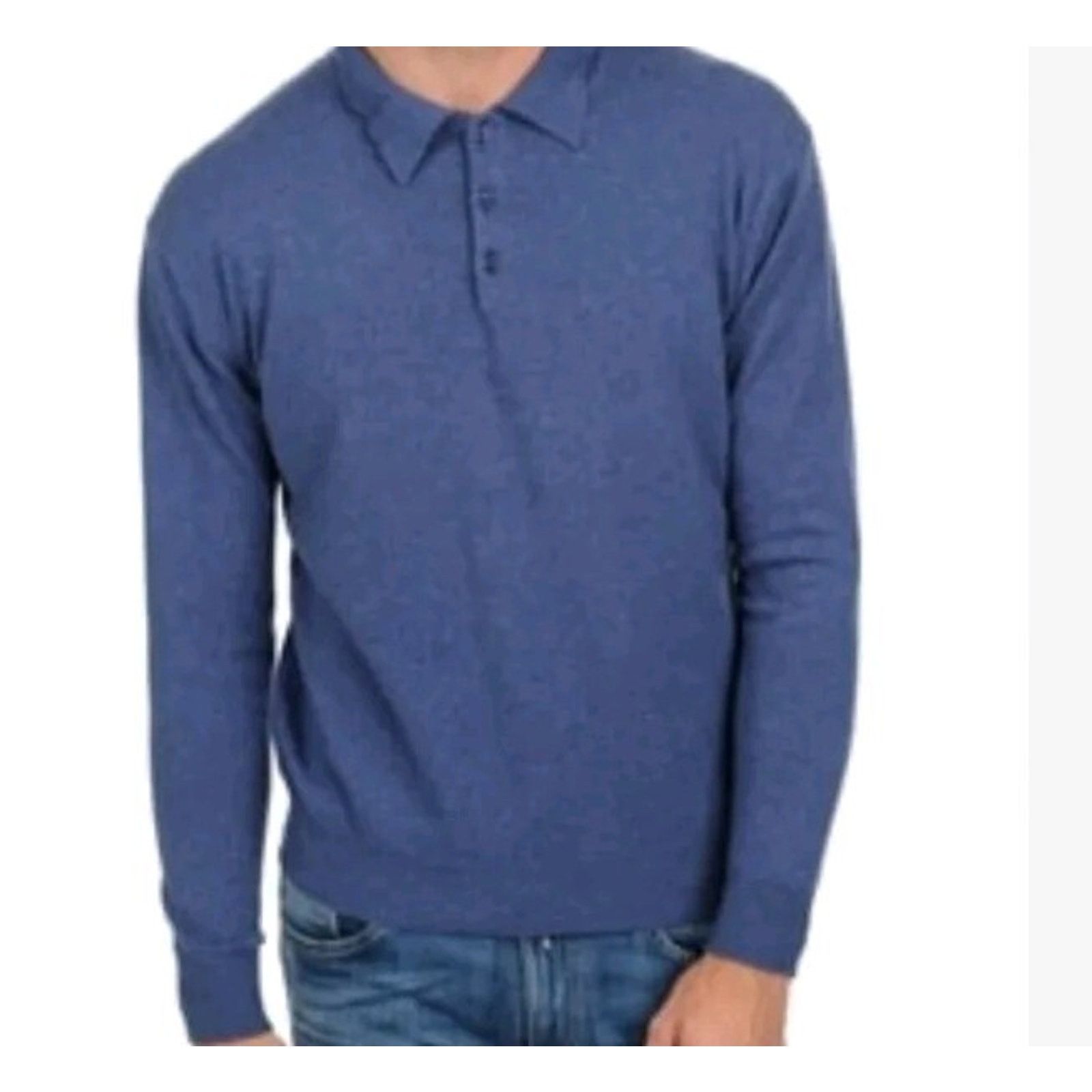 Massimo Dutti Massimo Dutti Men Lond Casual Cotton Blue Size M A003256 Size US M / EU 48-50 / 2 - 1 Thumbnail