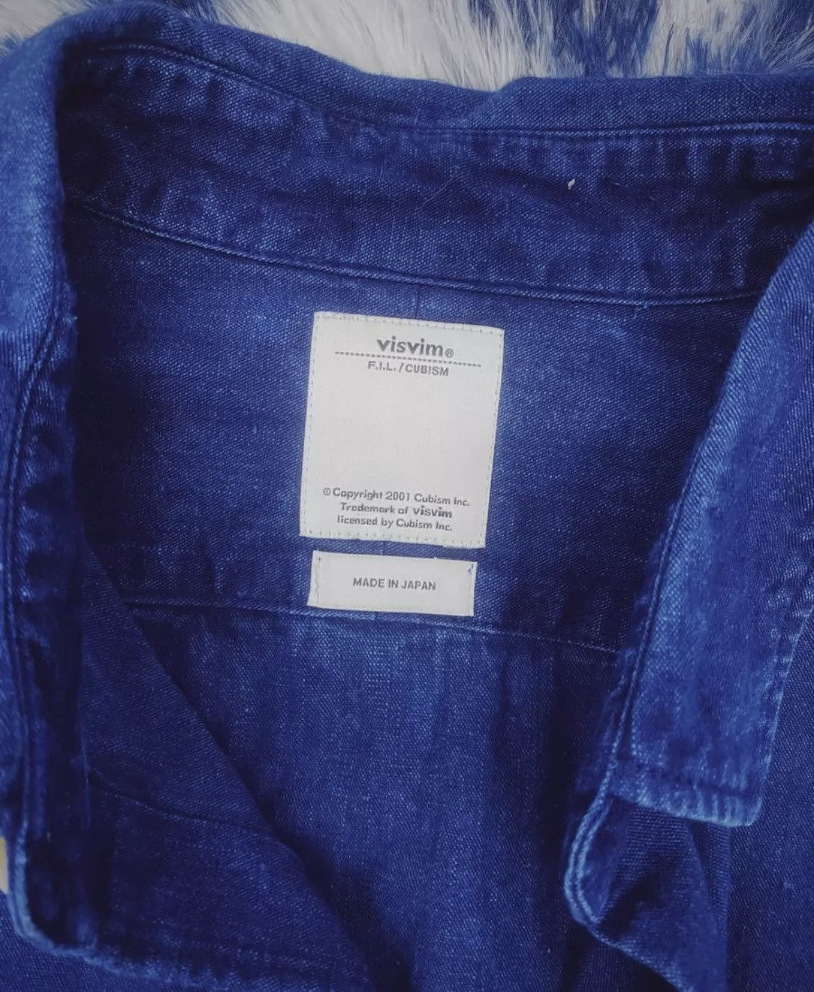 Visvim VisVim blue dye spiky shirt Size US M / EU 48-50 / 2 - 5 Thumbnail