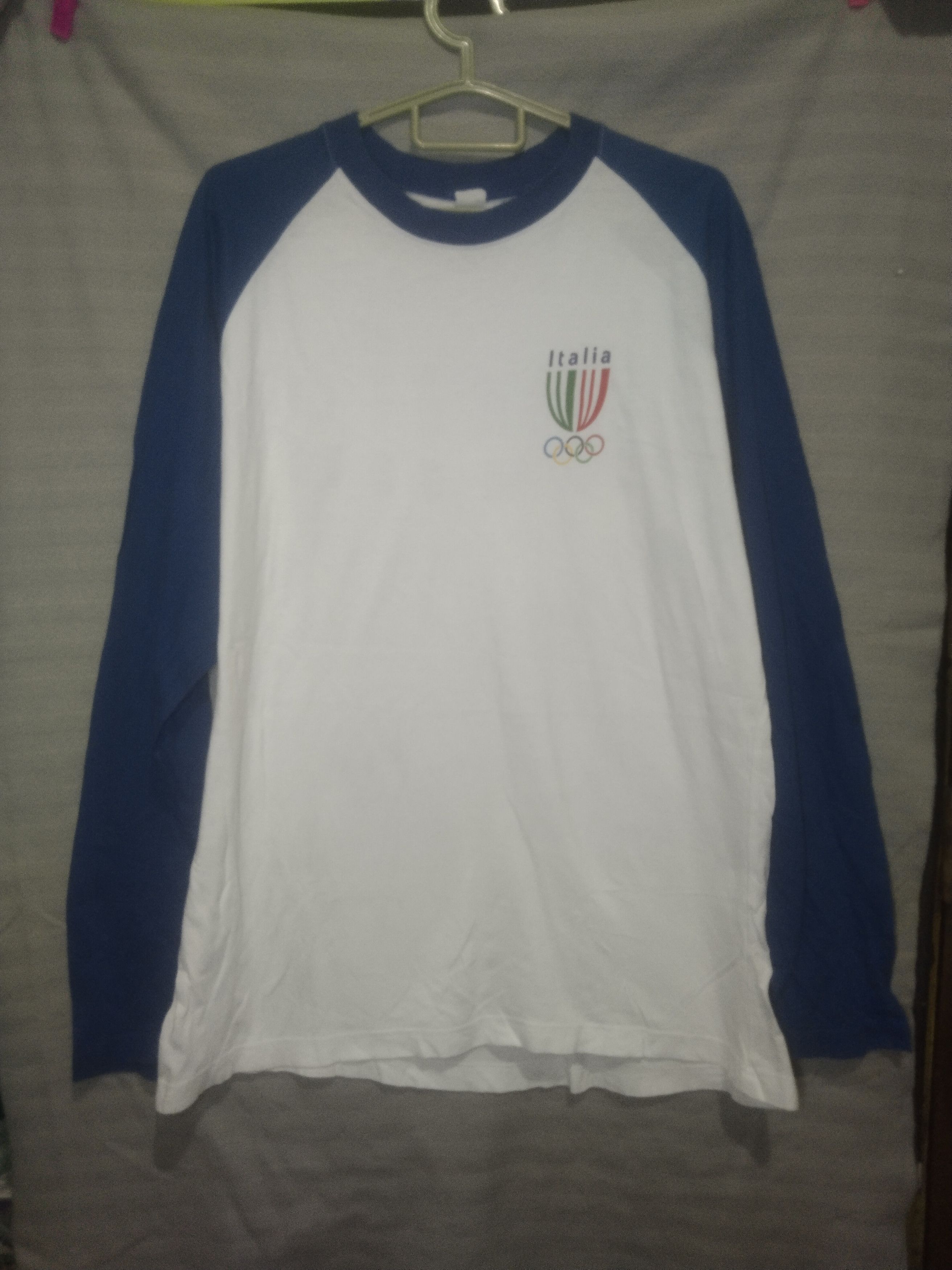Vintage Italy Olympic team long sleeve shirt (2004-14) Size US L / EU 52-54 / 3 - 1 Thumbnail