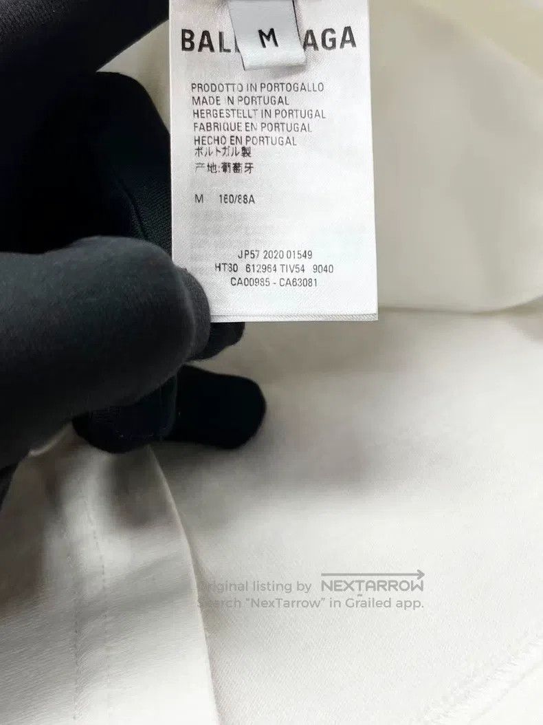 Balenciaga Balenciaga White mailbox lettering short sleeve Size US M / EU 48-50 / 2 - 5 Thumbnail