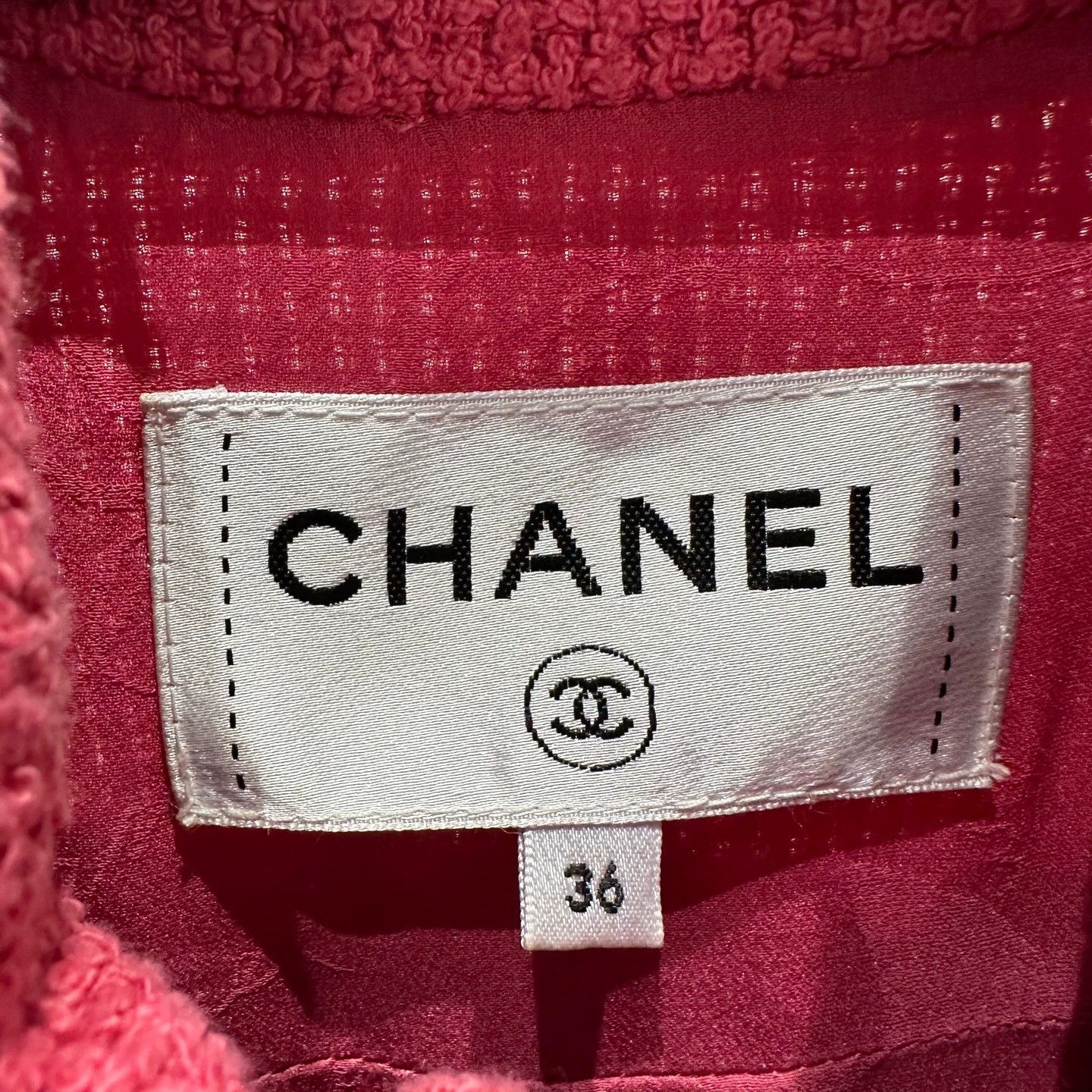 Chanel Chanel single-breasted wool playsuit 36 feb405 cotton Size XS / US 0-2 / IT 36-38 - 3 Thumbnail