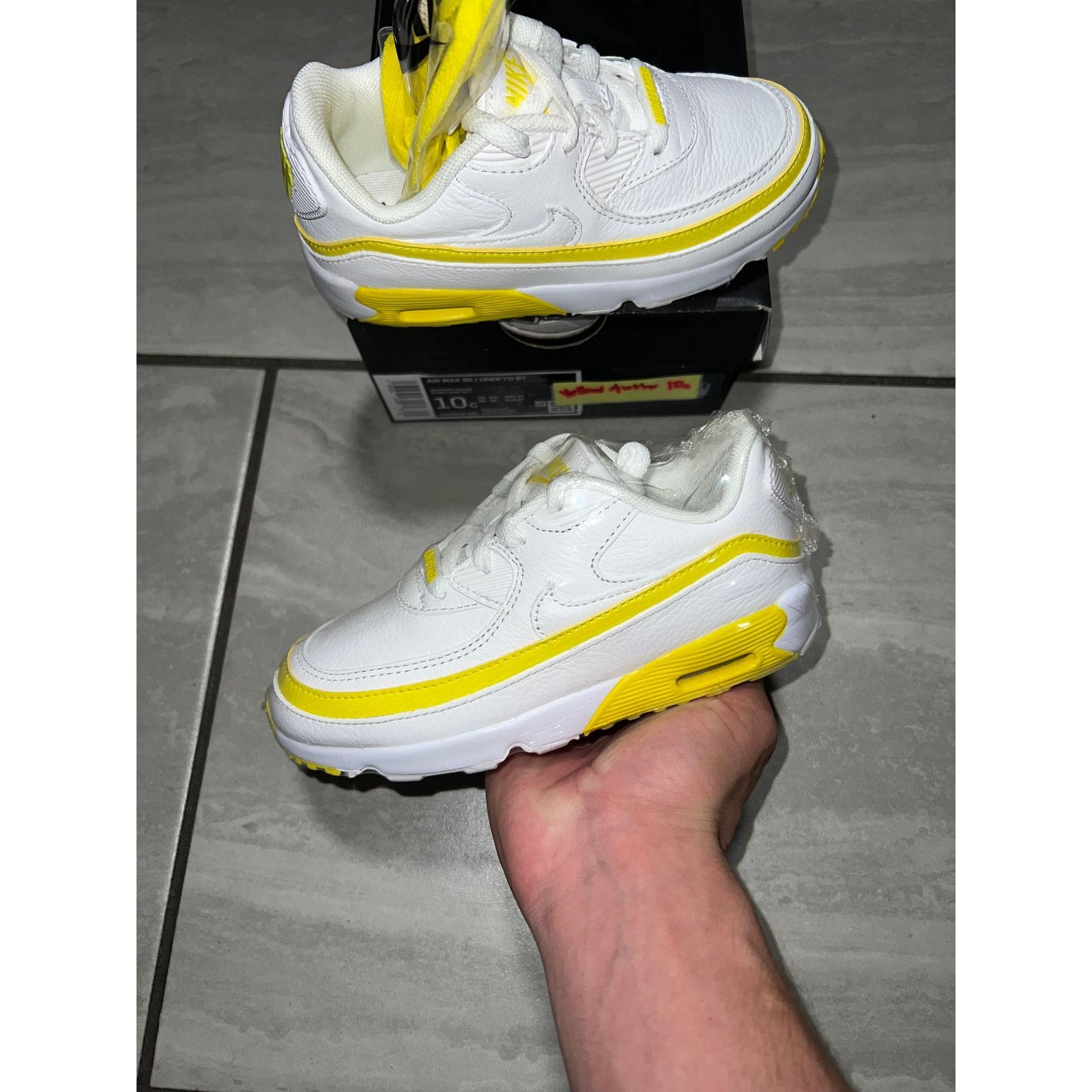 Undefeated Undefeated yellow air max 90 td 9C Size US 9 / EU 42 - 1 Thumbnail