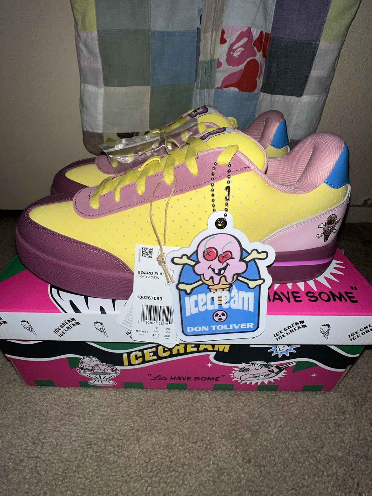 Reebok Icecream “Don Toliver” board flip Size US 8 / EU 41 - 1 Thumbnail
