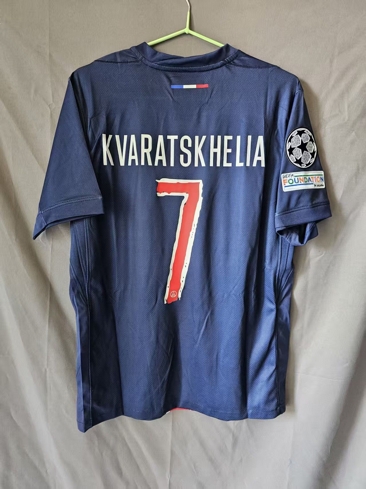 Other PSG 7 Khvicha Kvaratskhelia Jersey Home 2025 UEFA XXL Size US XXL / EU 58 / 5 - 2 Thumbnail