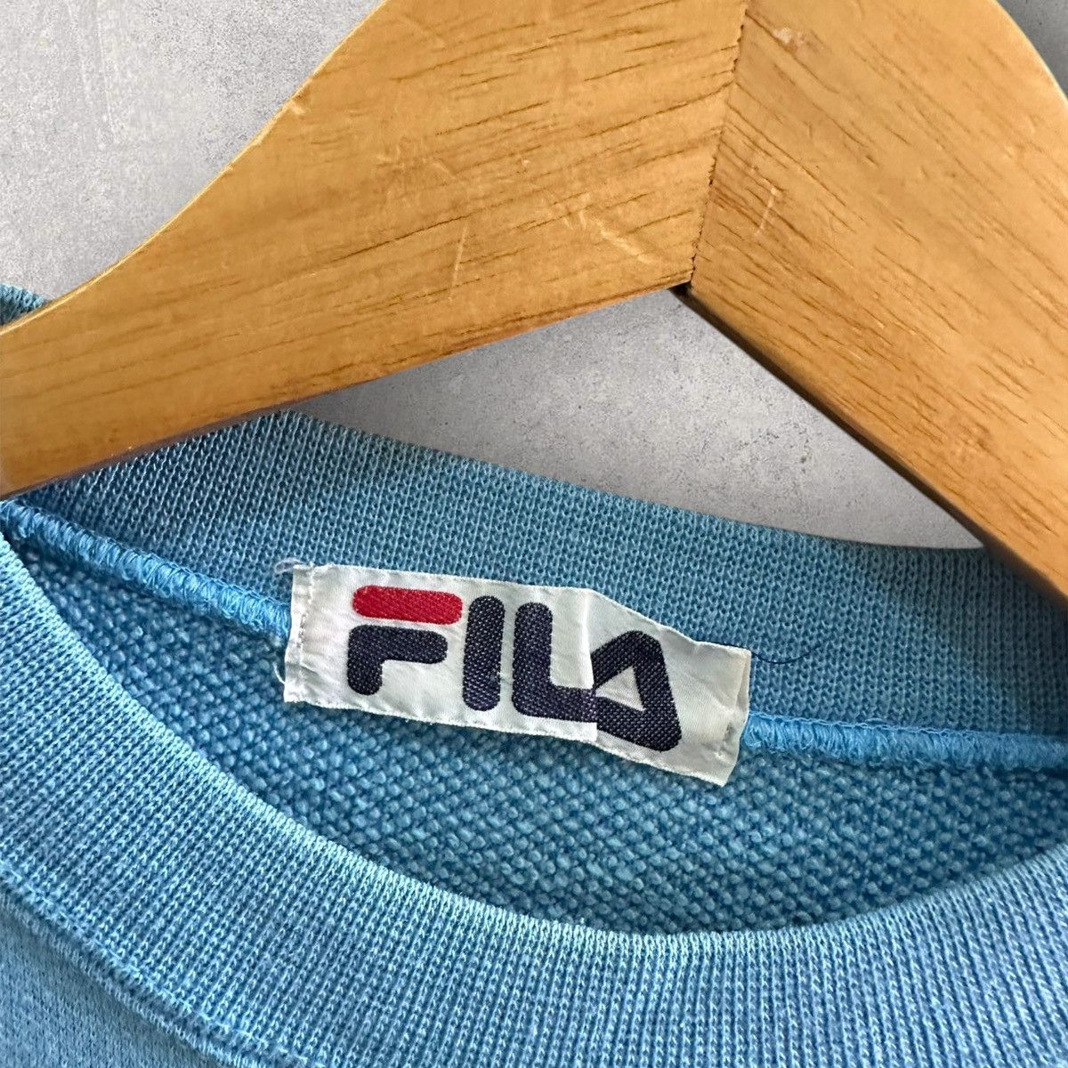 Fila × Vintage Vintage 90’s Fila Velvet Logo Crewneck Sweatshirt Size S / US 4 / IT 40 - 3 Thumbnail
