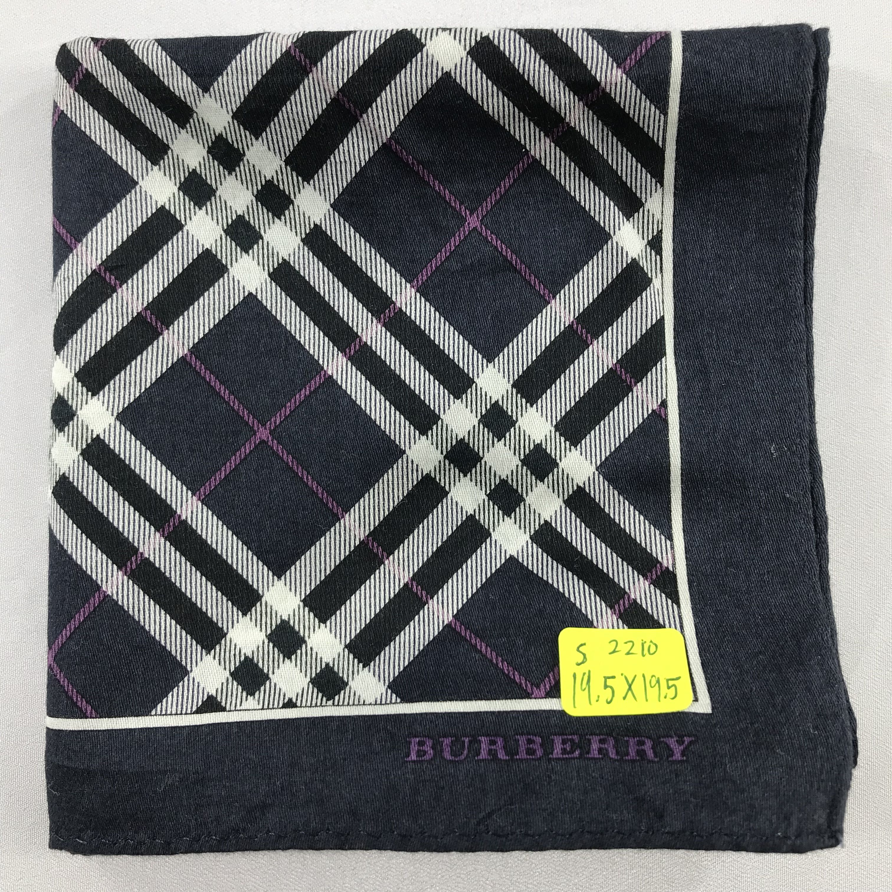 Burberry × Vintage Burberry Bandana / Handkerchief / Neckerchief - S2210 Size ONE SIZE - 5 Thumbnail
