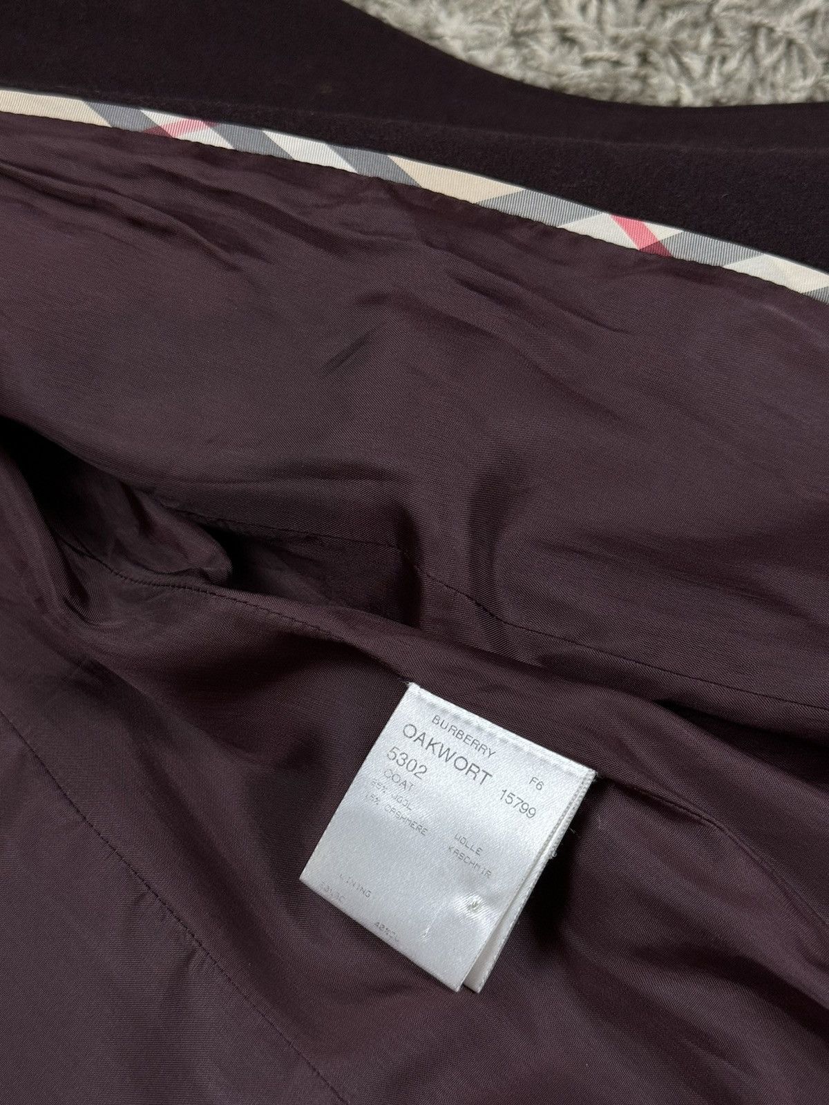 Burberry Wool coat trench Burberry original streetwear luxury item Size S / US 4 / IT 40 - 3 Thumbnail
