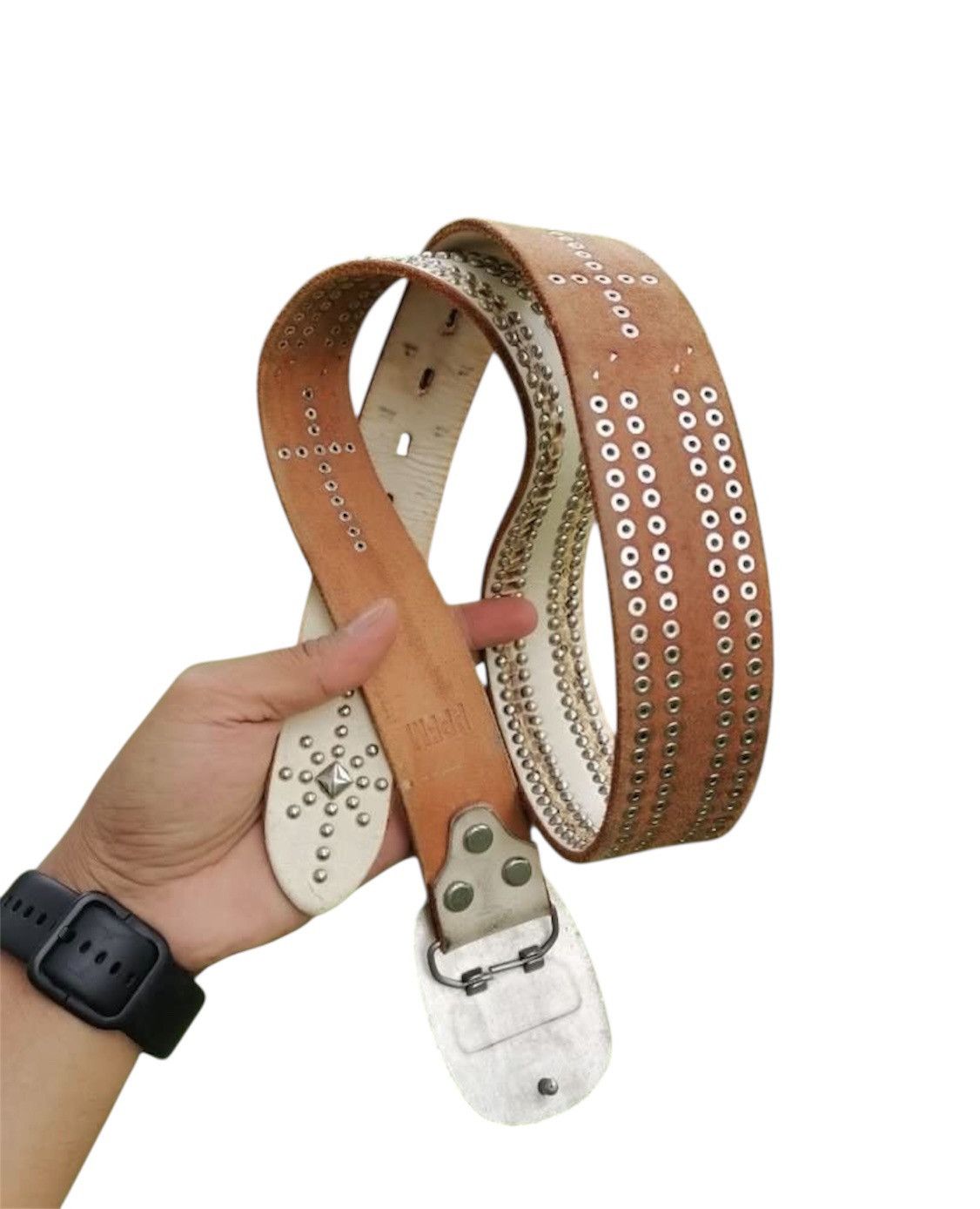 Issey Miyake PPFM By Issey Miyake studed belt punk style Size ONE SIZE - 6 Thumbnail