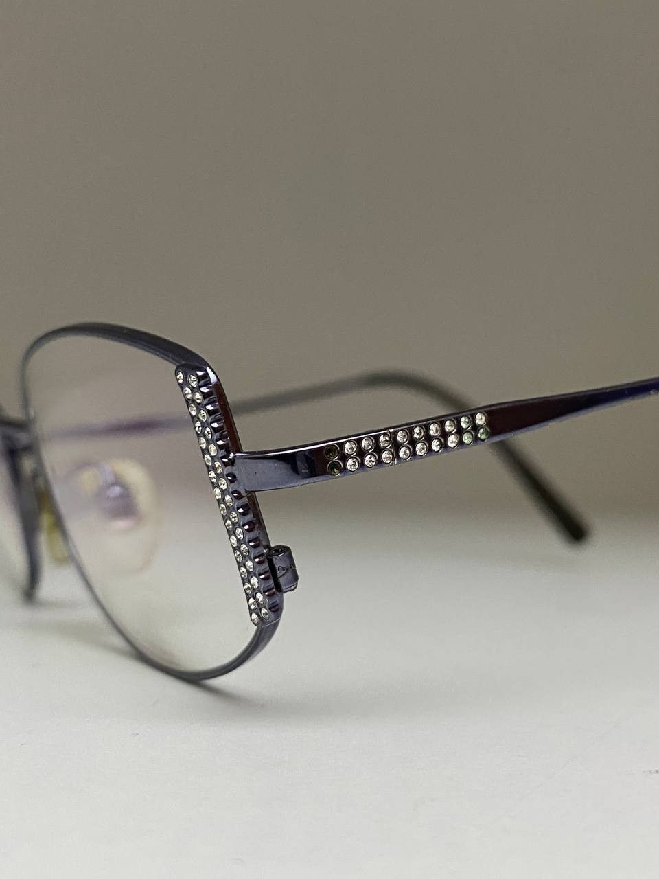 Salvatore Ferragamo Salvatore Ferragamo Vintage Rhinestones Rimless Eyeglasses Size ONE SIZE - 3 Thumbnail