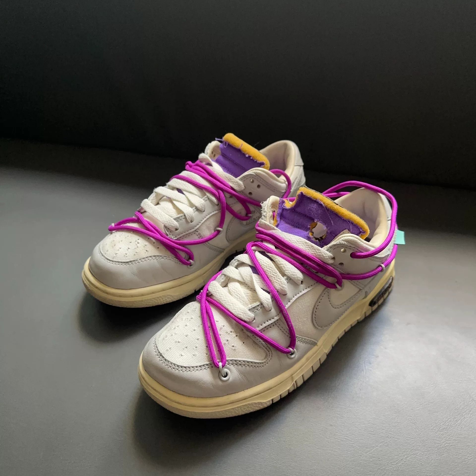 Off-White Off-White Purple Lowtop Sneakers 37 Men Size US 5 / EU 37 - 1 Thumbnail