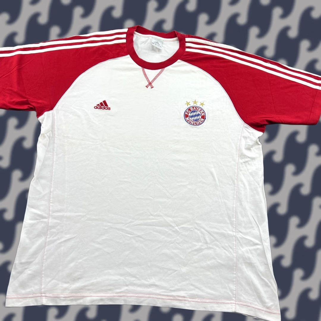 Adidas Bayern Munchen 2007 Training Football Jersey Adidas Mens XL Short Sleeve Multicolor Moisture Wicking Quick Dry Activewear Casual Jersey Mens XL Adidas Size US XL / EU 56 / 4 - 1 Thumbnail