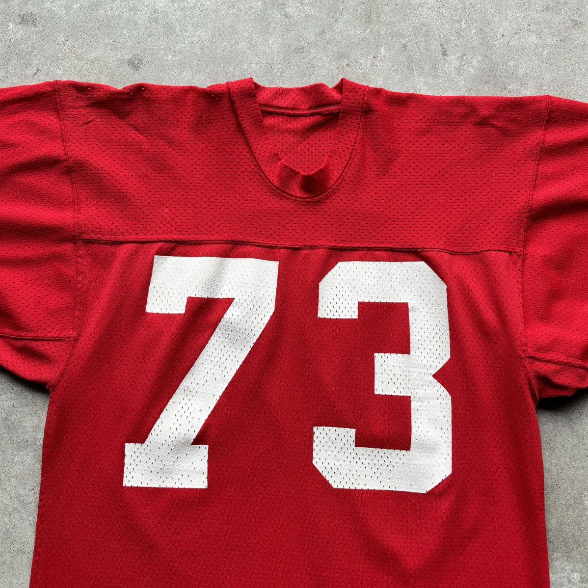 Vintage vintage 70s/80s FOOTBALL UNIVERSITY training practice jersey Size US L / EU 52-54 / 3 - 7 Thumbnail