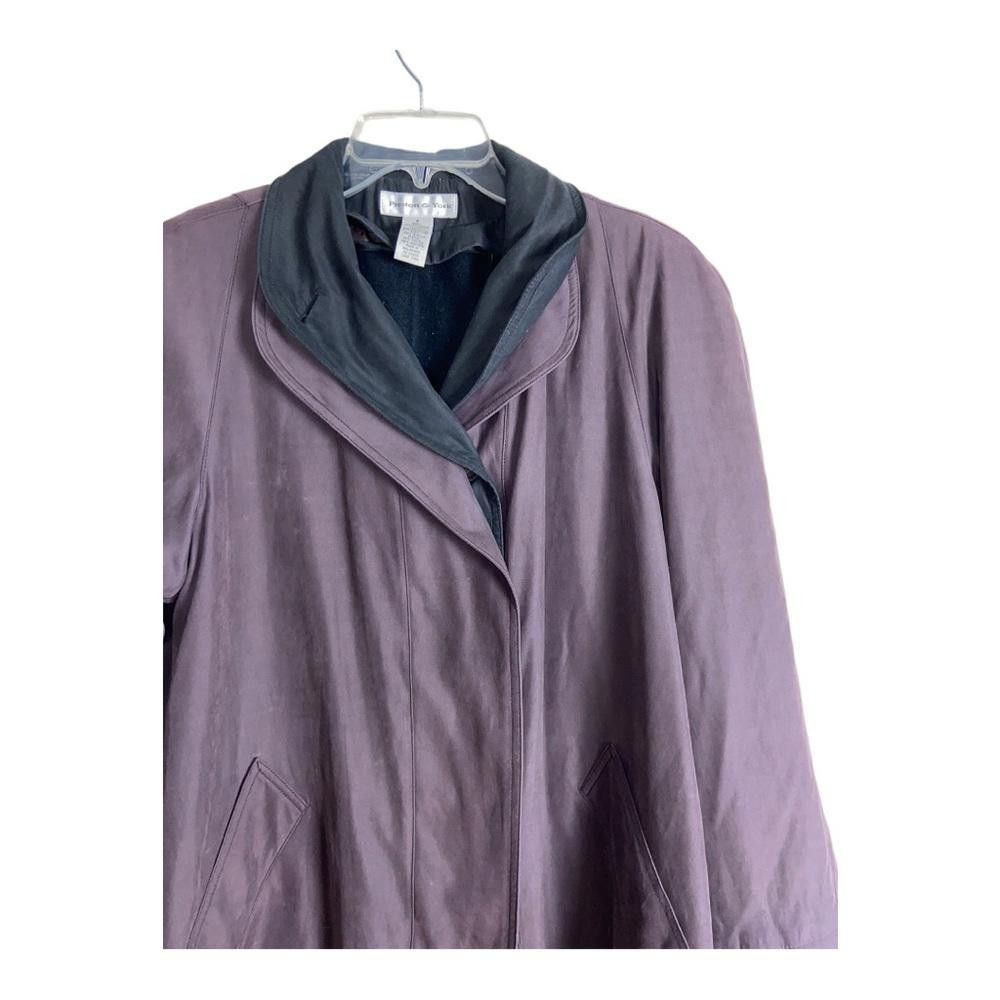 Preston & York Preston & York l Purple Faux Suede Ling Trench Coat Size 8 Size M / US 6-8 / IT 42-44 - 3 Thumbnail