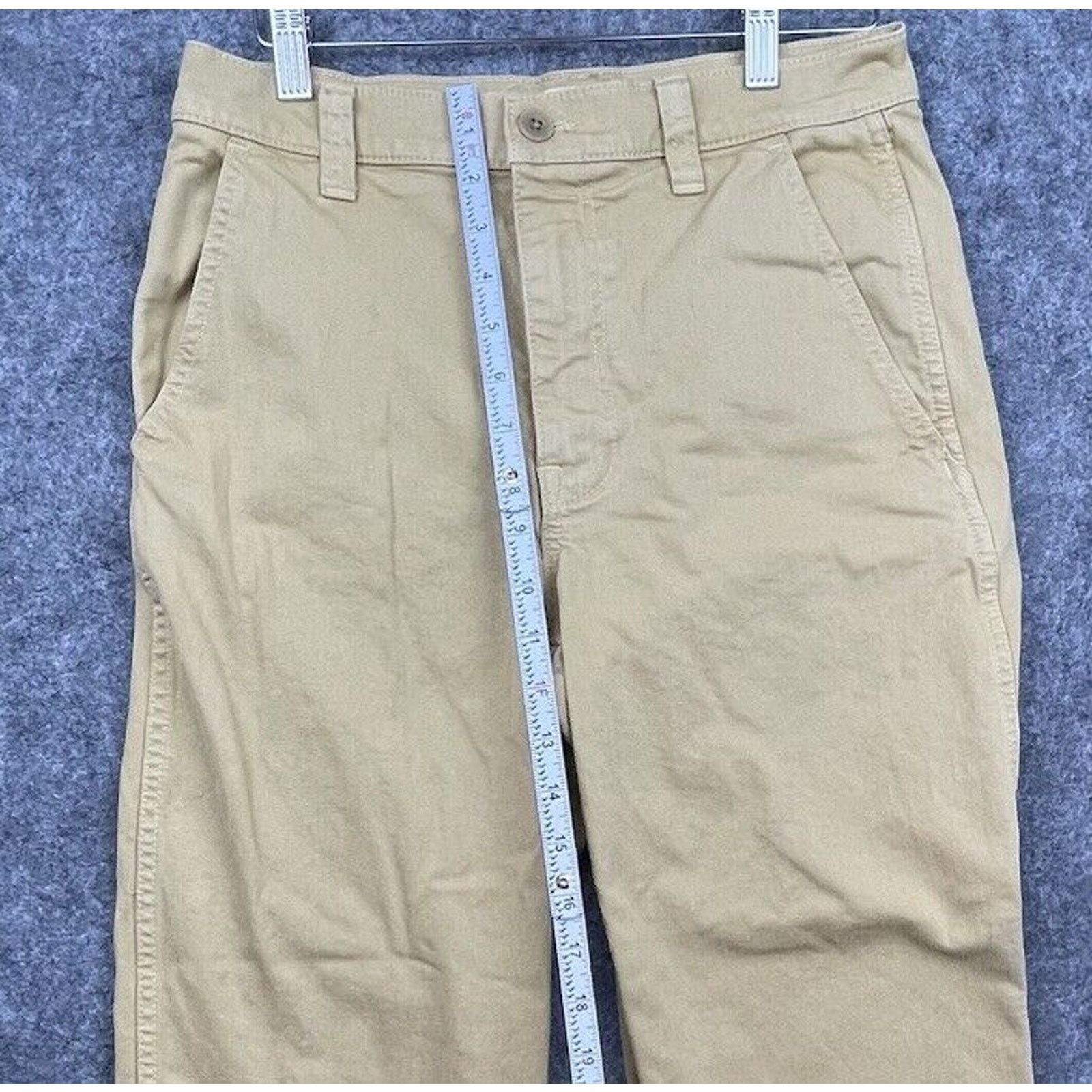 Madewell Madewell Pants Women 27 Khaki Wide Leg Chino Straight Casual Size 27" / US 4 / IT 40 - 5 Thumbnail