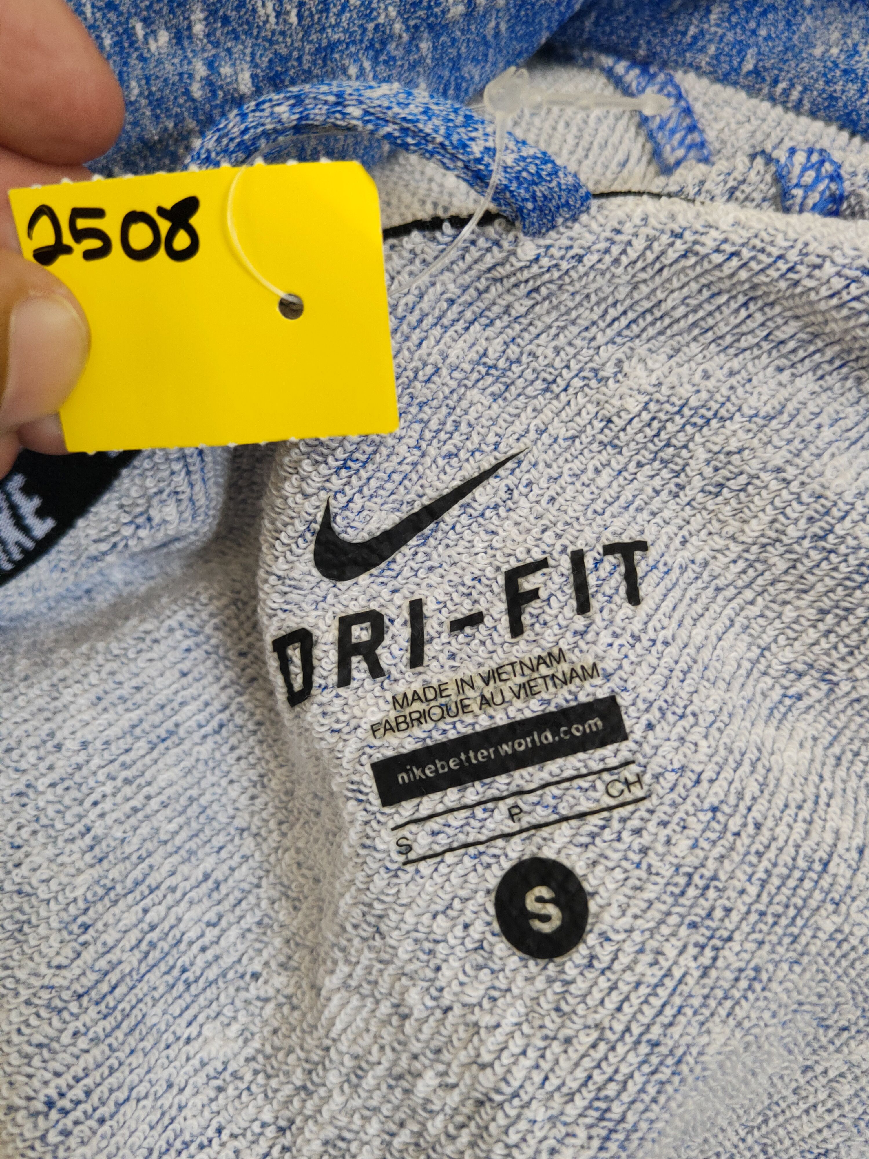 Nike DL Nike Blue Hoodie Sweaters #2508 Size US S / EU 44-46 / 1 - 14 Thumbnail