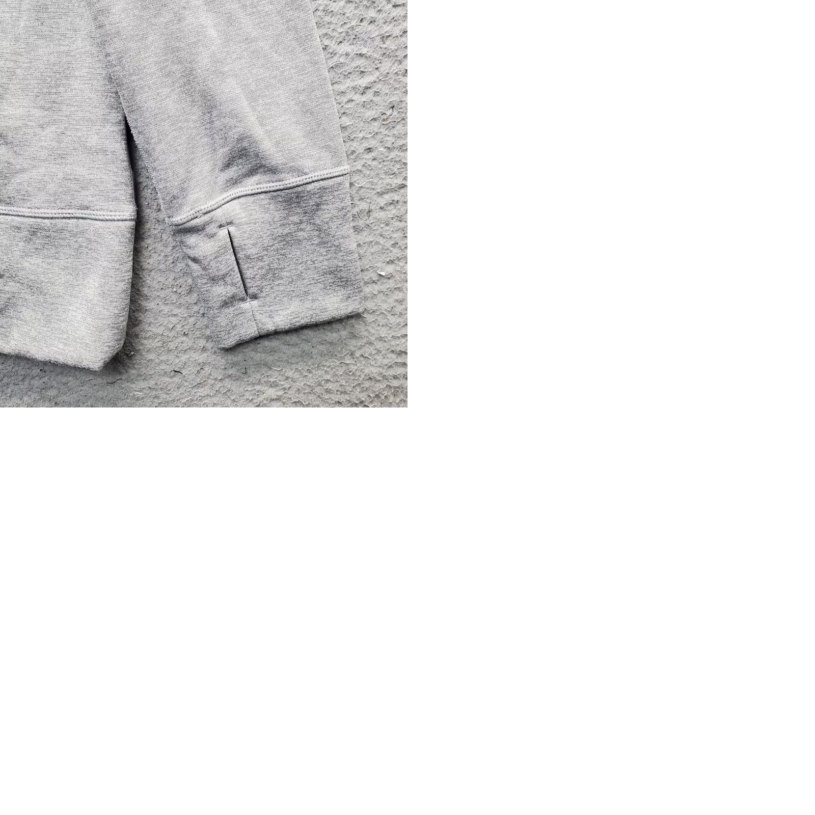 Nike Nike Therma Fit Hoodie Mens L Gray Pullover Swoosh Thumbhole Hooded Fleece Lined Size US L / EU 52-54 / 3 - 9 Thumbnail