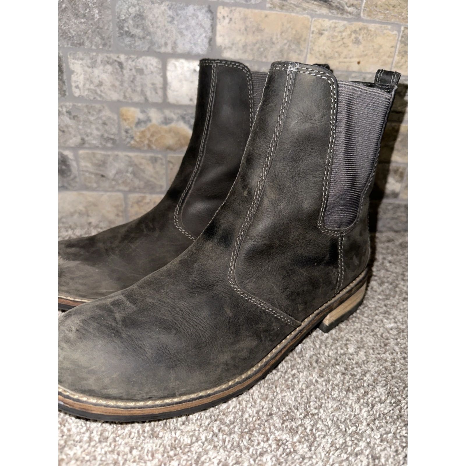 Vintage VINTAGE KODIAK CHUKKA STYLE Gray Womens Slip On Ankle Boots Size 7 Canada Leather Boot Size US 7 / IT 37 - 3 Thumbnail