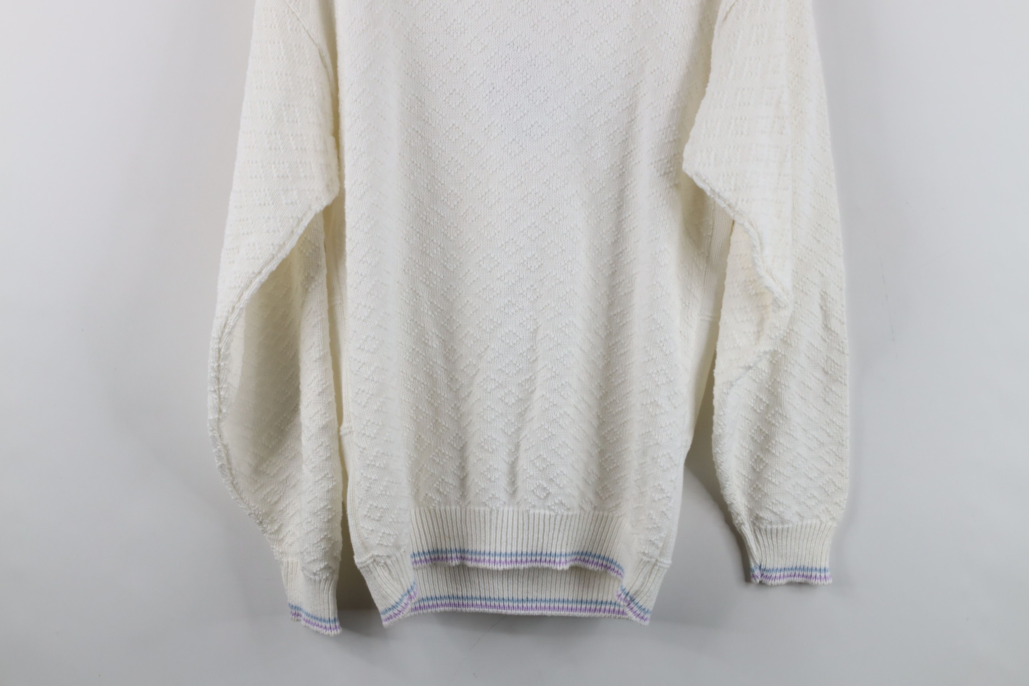 Vintage Vintage 90s Streetwear Butterfly Knit Collared Sweater USA Size M / US 6-8 / IT 42-44 - 14 Thumbnail
