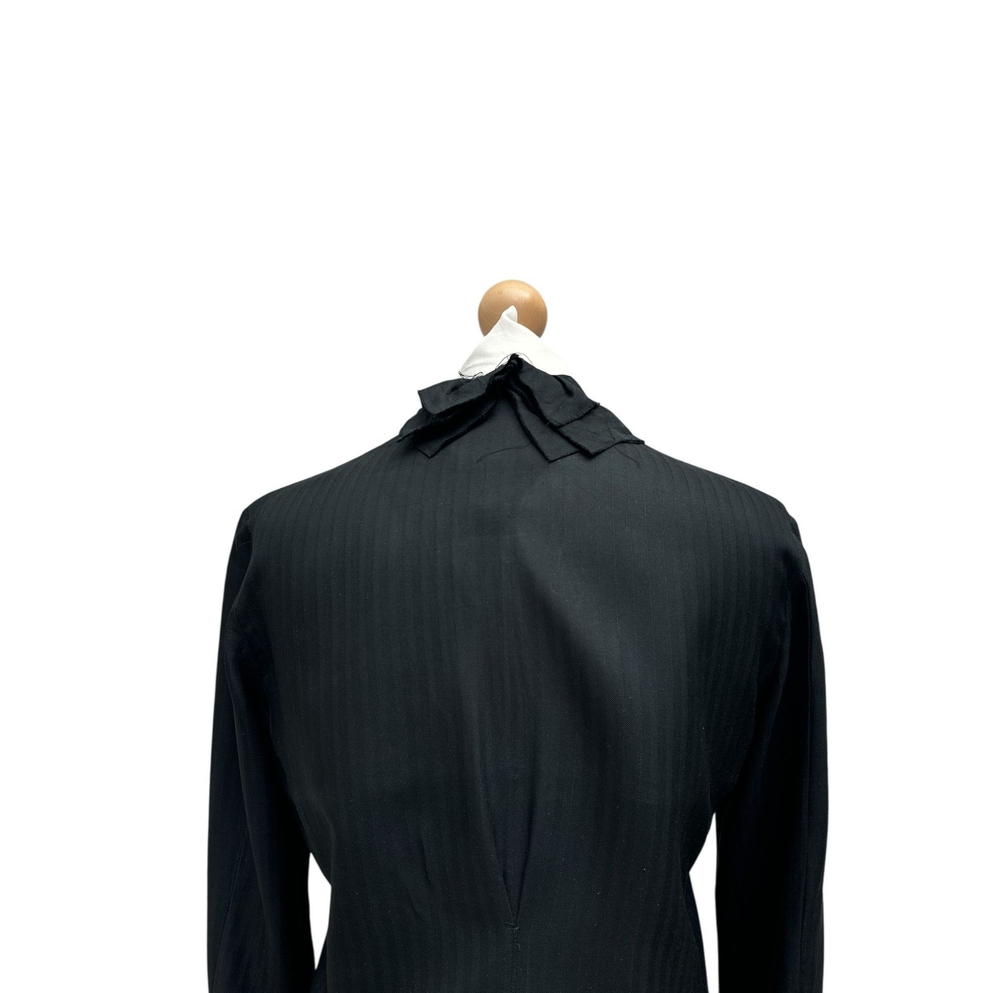 Issey Miyake Black Silk Ruffled Jacket Size S / US 4 / IT 40 - 5 Thumbnail