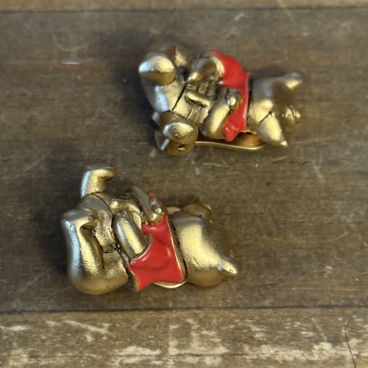 Disney Vintage Disney Winnie the Pooh clip on earrings Size ONE SIZE - 2 Thumbnail