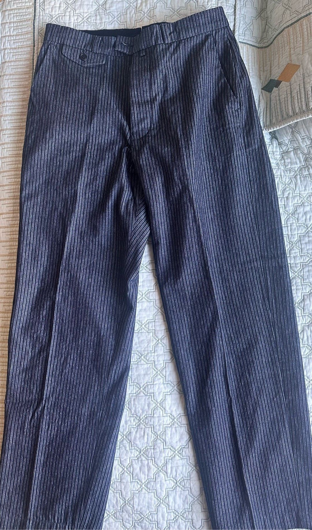 Orgueil ORGUEIL Retro Stripe Cargo Pants Size US 40 / EU 56 - 1 Thumbnail