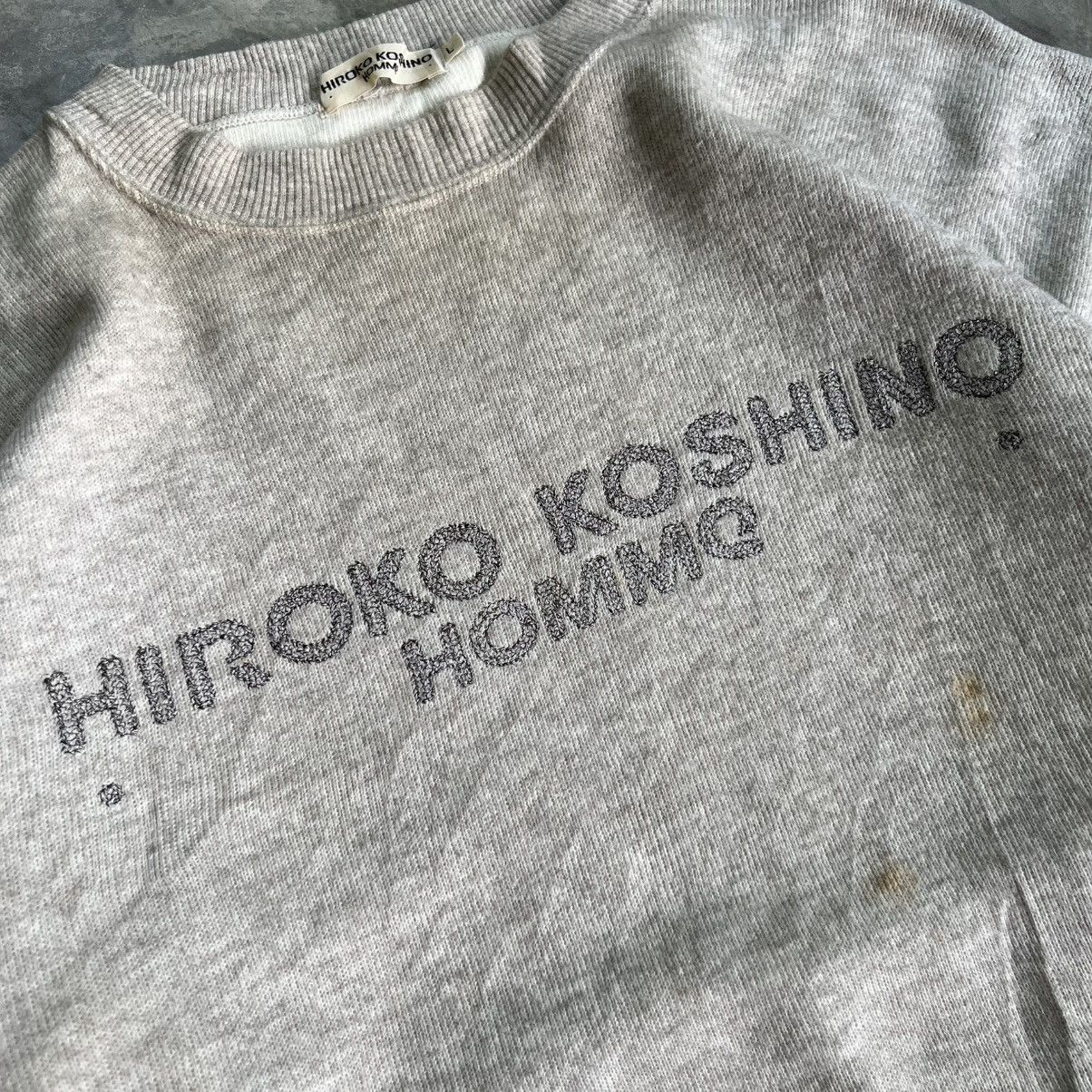 Hiroko Koshino Homme 19990’s Hiroko Koshino Homme Crewneck Size US L / EU 52-54 / 3 - 3 Thumbnail