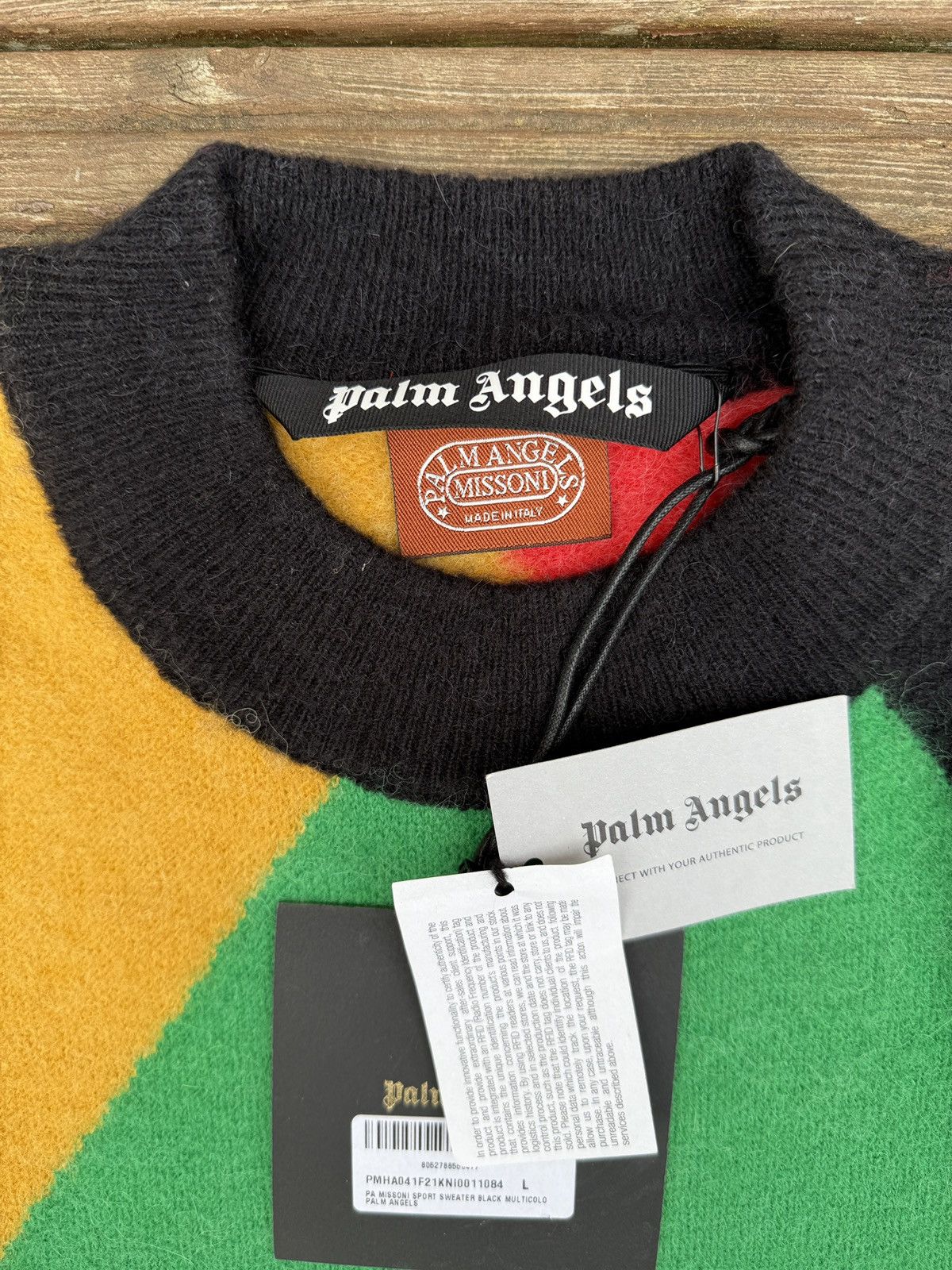 Missoni × Palm Angels Missoni x Palm Angels Alpaca Knit Size US L / EU 52-54 / 3 - 6 Thumbnail