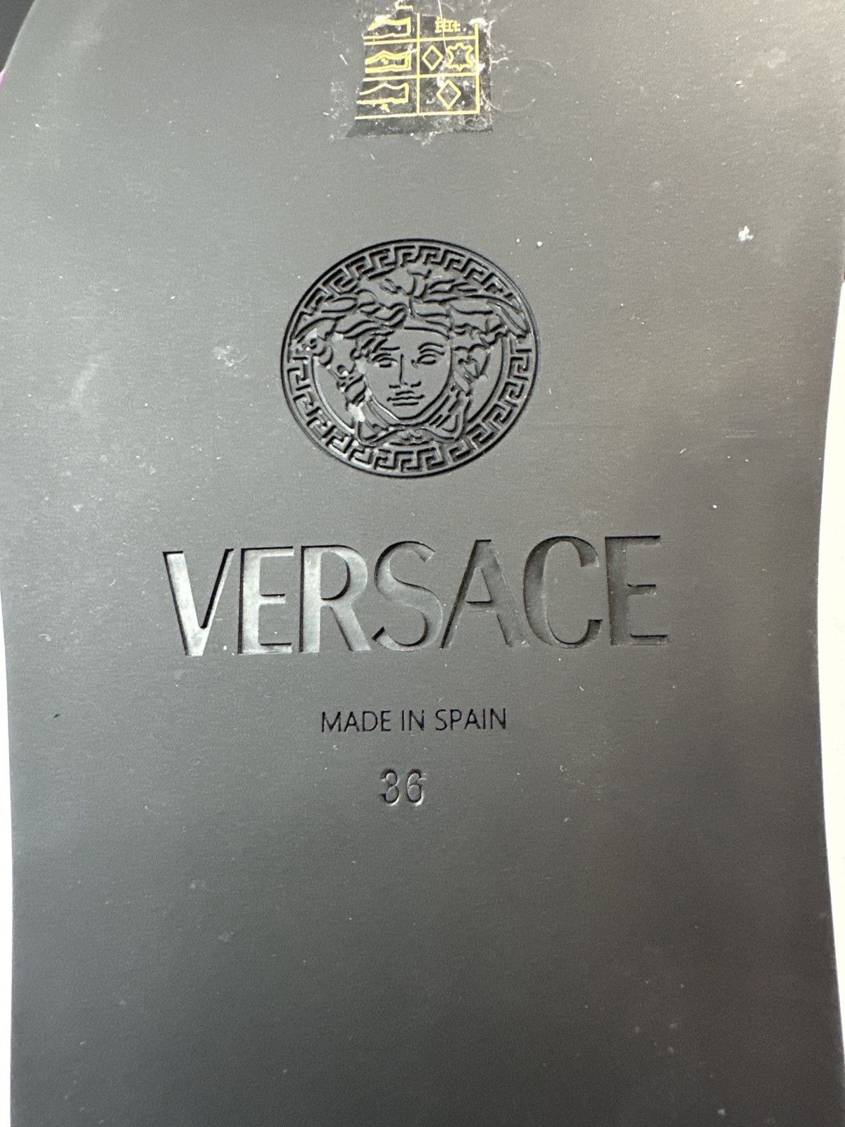Versace Versace - Medusa Biggie satin platform sandals Size US 6 / IT 36 - 7 Thumbnail