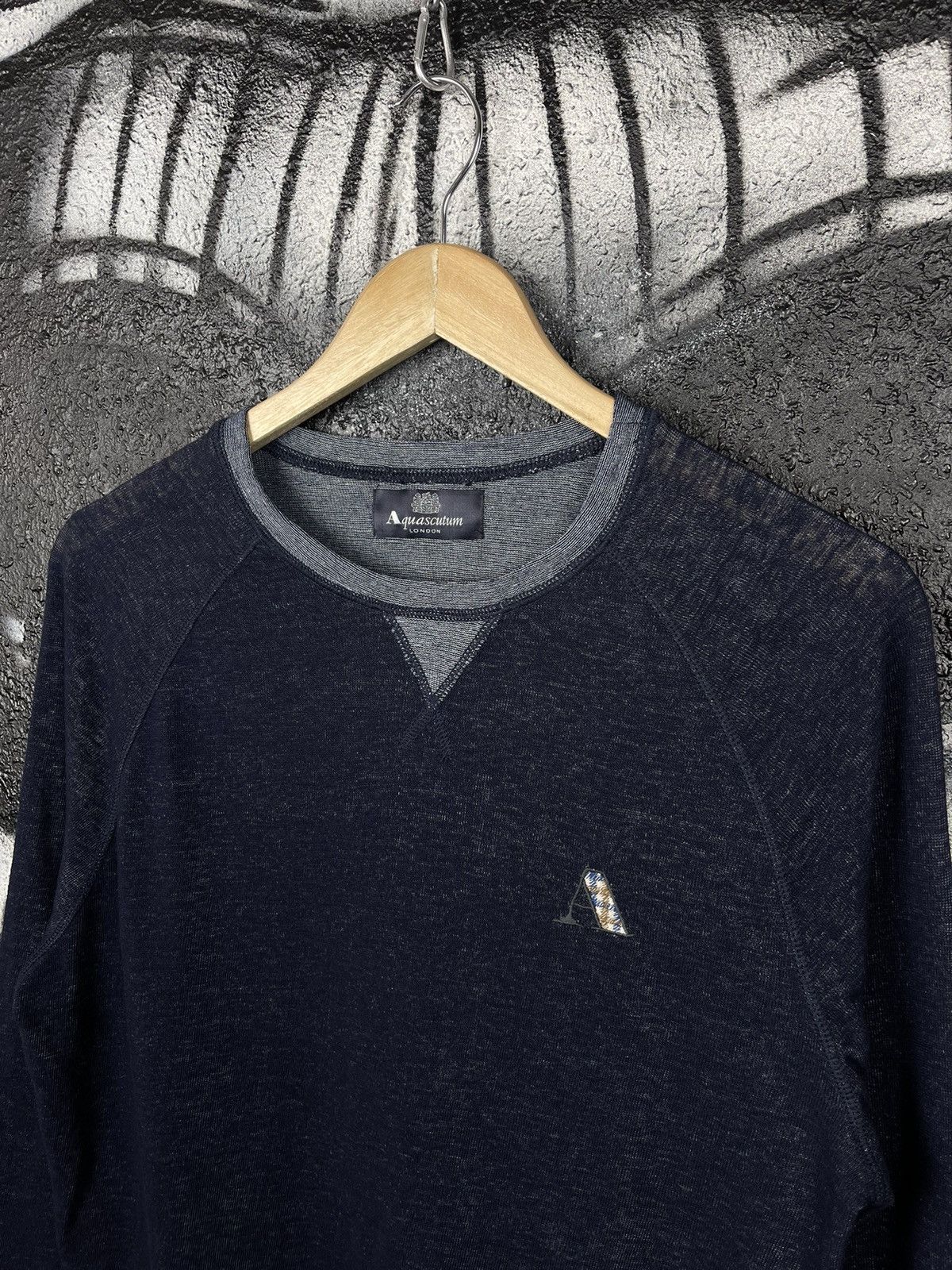 Aquascutum Aquascutum London Blue Cottoned Jumper Men’s Sweater Size L Size US XXL / EU 58 / 5 - 4 Thumbnail