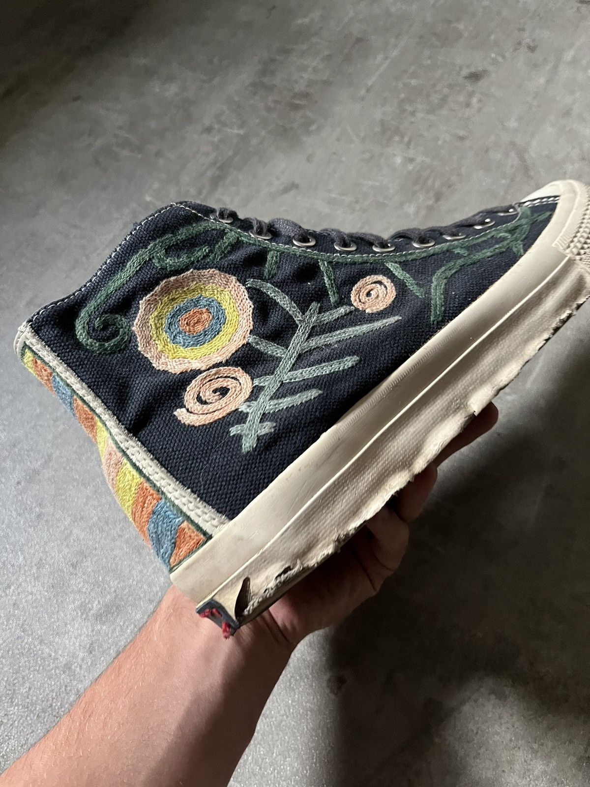 Visvim Visvim canvas embroidery flower 13ss shoes Size US 9 / EU 42 - 7 Thumbnail