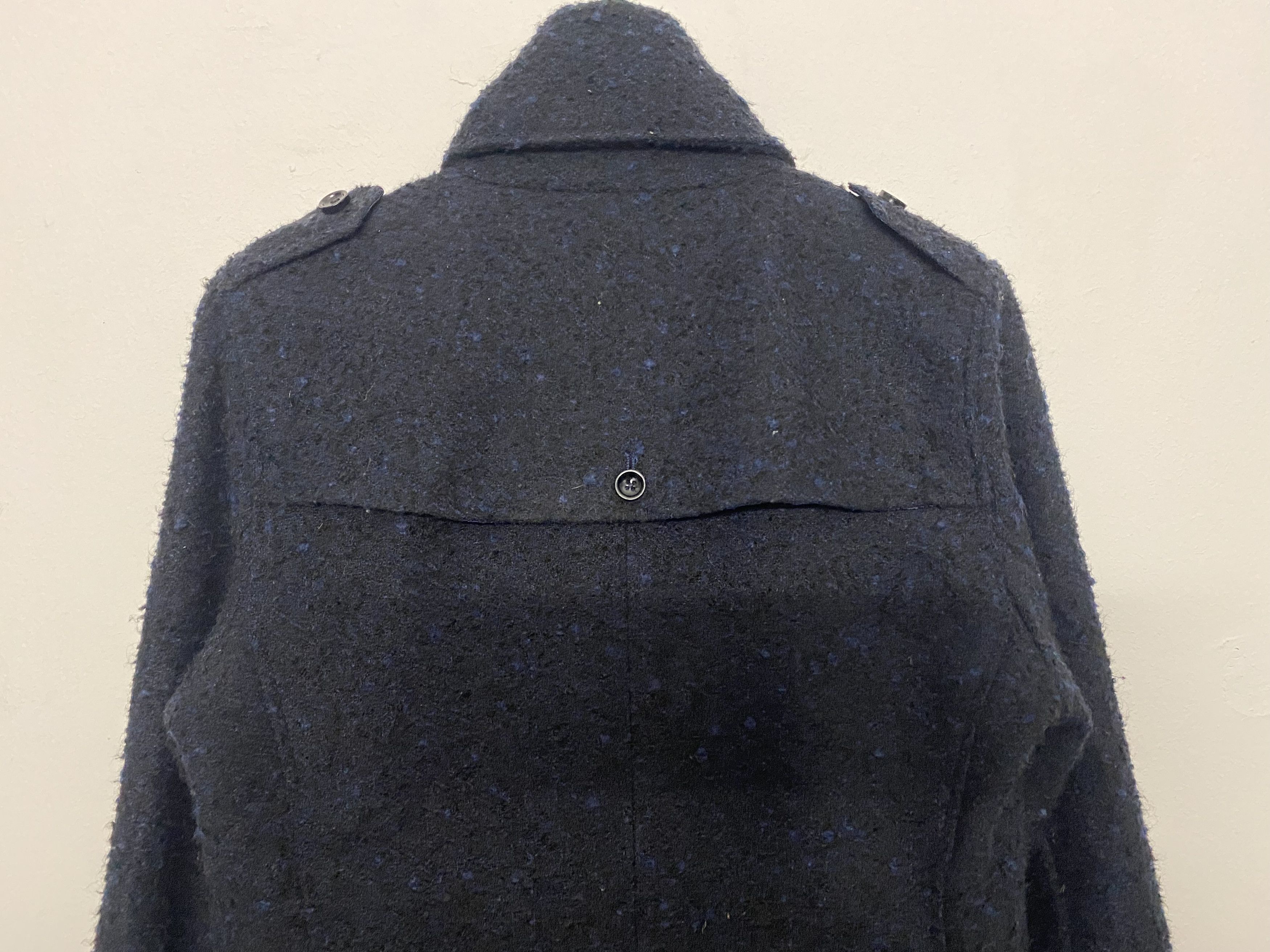 semanticdesign Semantic Design Shaggy Wool Texture Trench Coat / Overcoat Size US L / EU 52-54 / 3 - 14 Thumbnail
