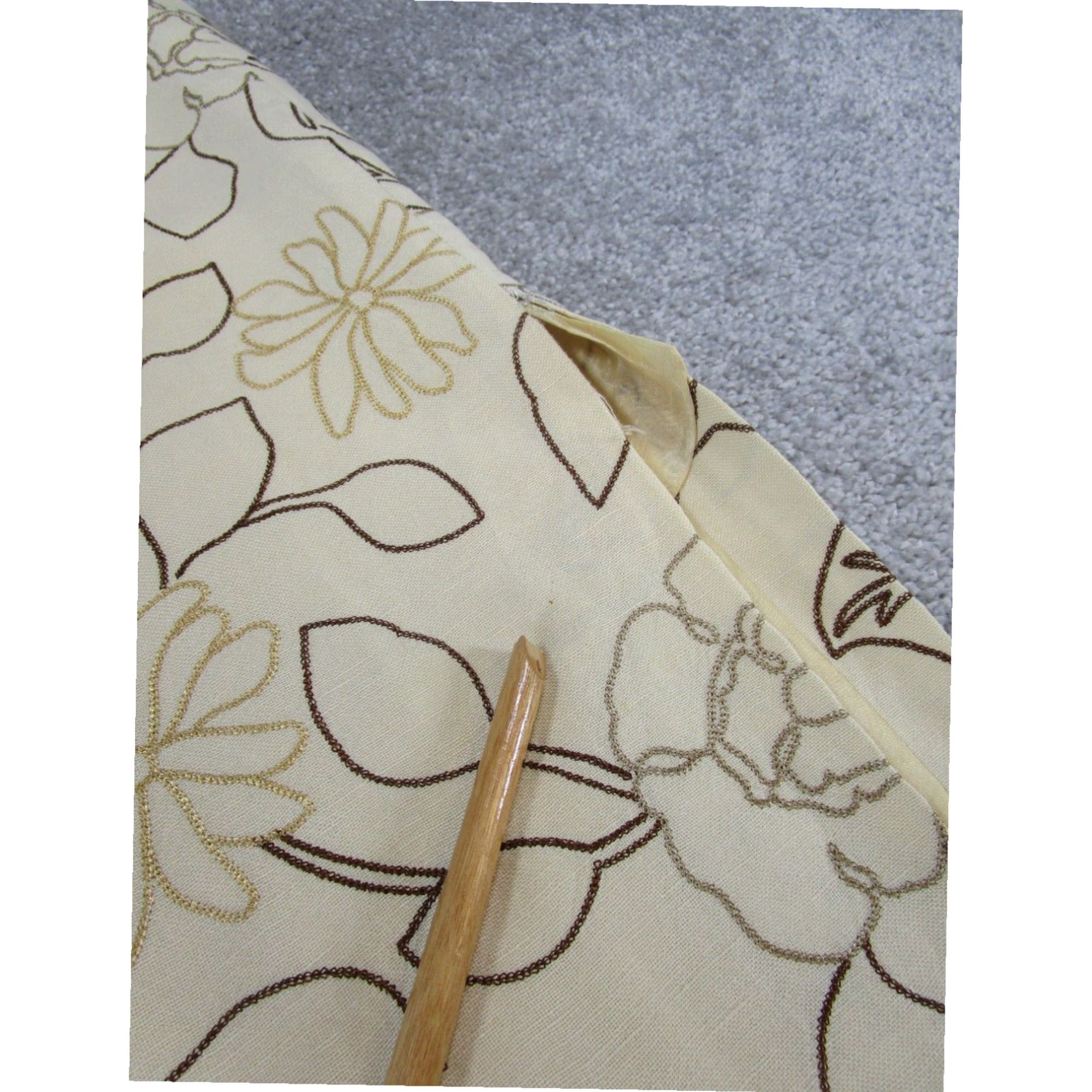 Pendleton Pendleton Beige Floral Knee Length Pencil Skirt Womens 16 Size 38" / US 16 / IT 52 - 2 Thumbnail