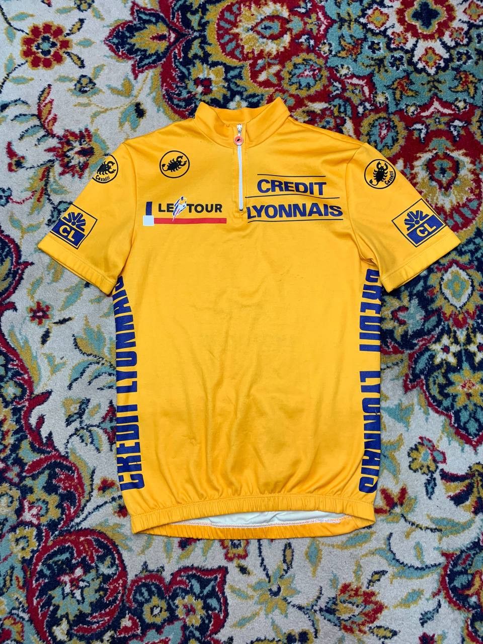 Vintage Tour de France 1991 Miguel Indurain Banesto Special Jersey Size US S / EU 44-46 / 1 - 1 Thumbnail