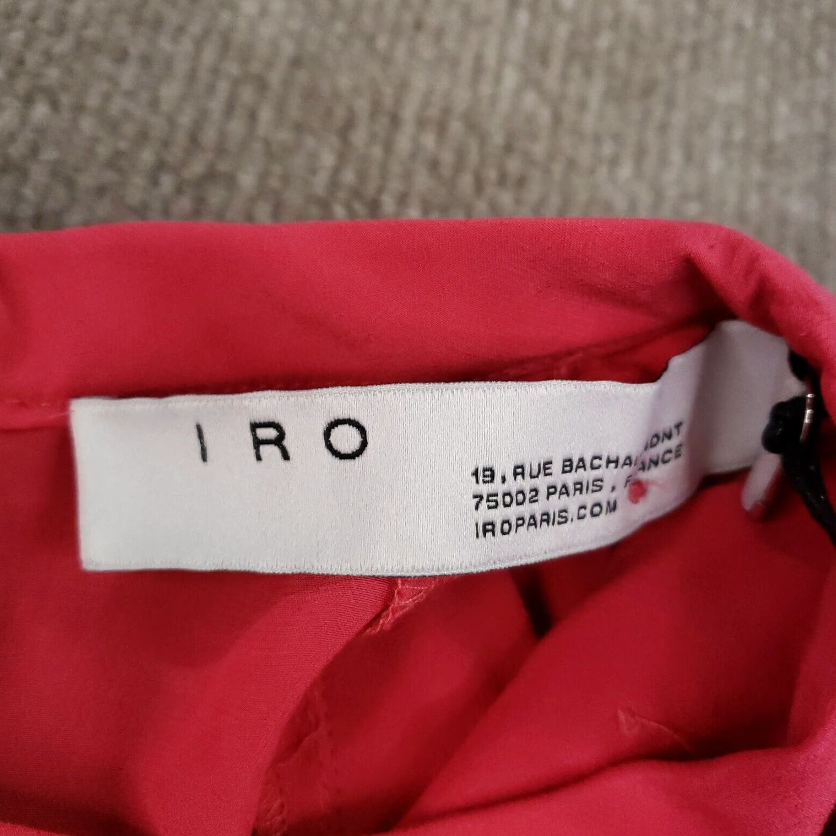 Iro IRO Shift Dress Womens Size 38 Pink Long Sleeve Lined Pockets Faux Wrap Size M / US 6-8 / IT 42-44 - 7 Thumbnail