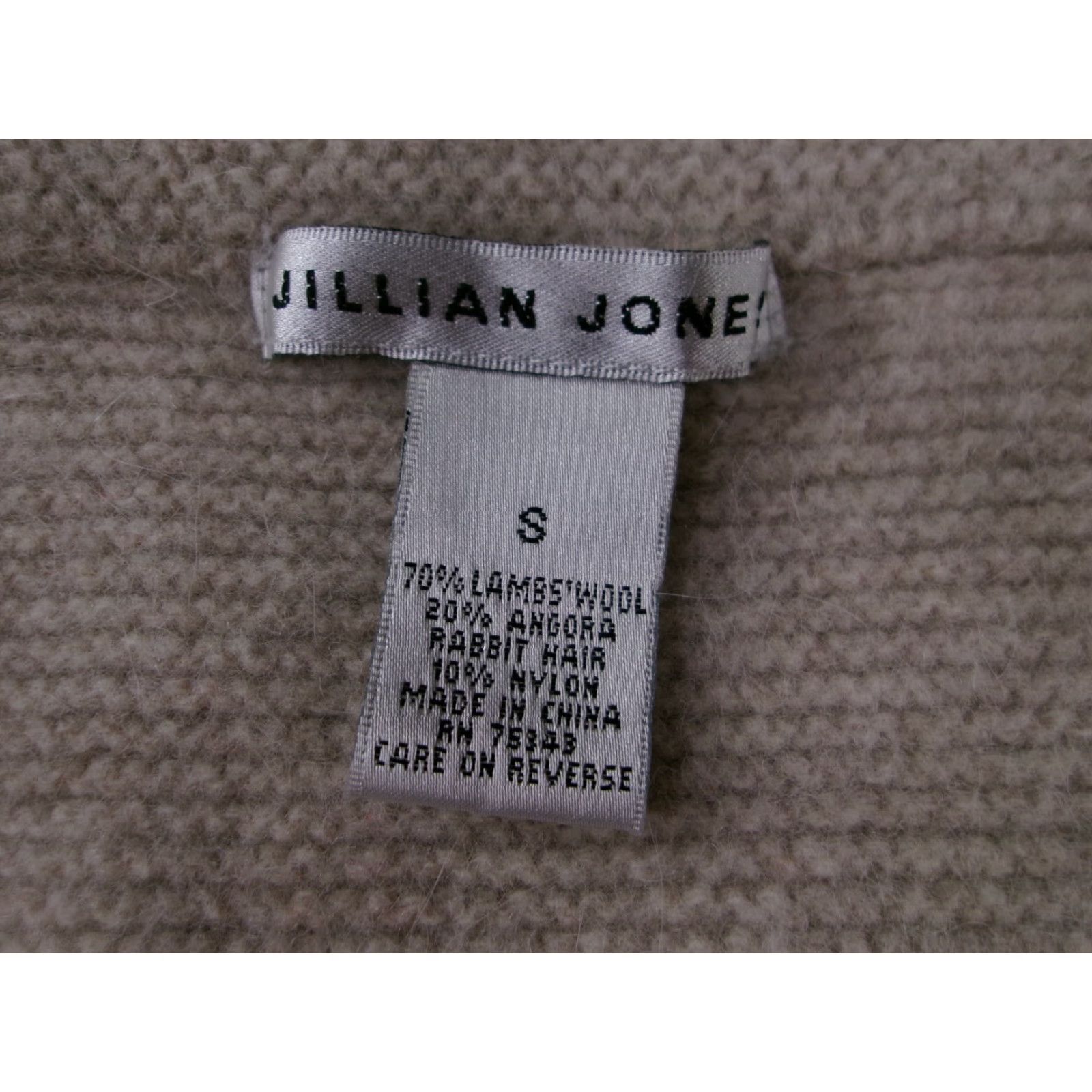Vintage VINTAGE Jillian Jones Women's Sweater Cardigan 3/4 Sleeve Pink Wool Angora Cotton Classic 90s Casual Size S / US 4 / IT 40 - 7 Thumbnail