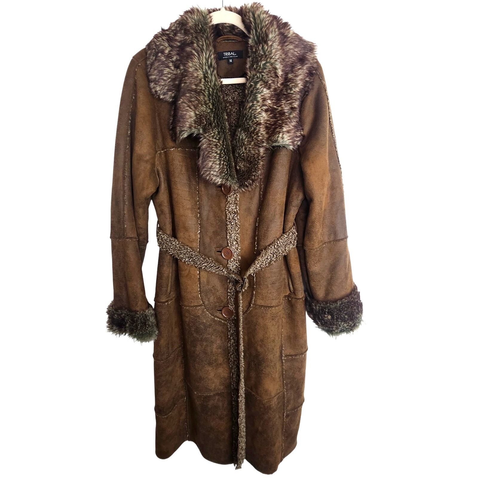 Tribal Streetwear Tribal Womens Penny Lane Coat Afghan Jacket Hippie Y2K Boho Size XL / US 12-14 / IT 48-50 - 1 Thumbnail