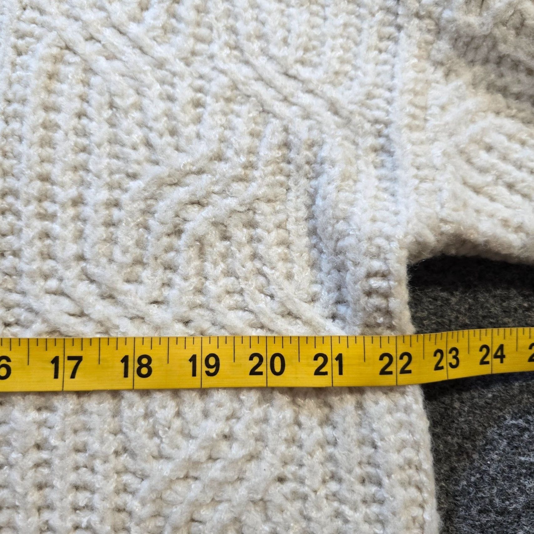 Vintage Cernucci Sweater Womens Medium White Wool Spliced Cable Knit Fisherman Hoodie Size M / US 6-8 / IT 42-44 - 6 Thumbnail