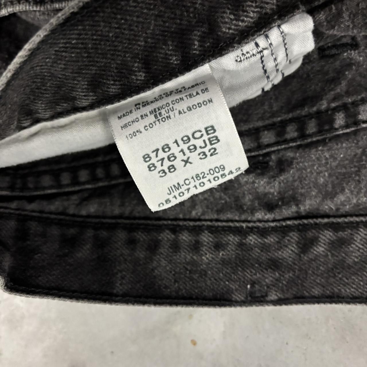 Vintage Crazy Vintage Y2K/2000s Grunge Faded Black Denim Jeans! 38x32 Size US 38 / EU 54 - 8 Thumbnail