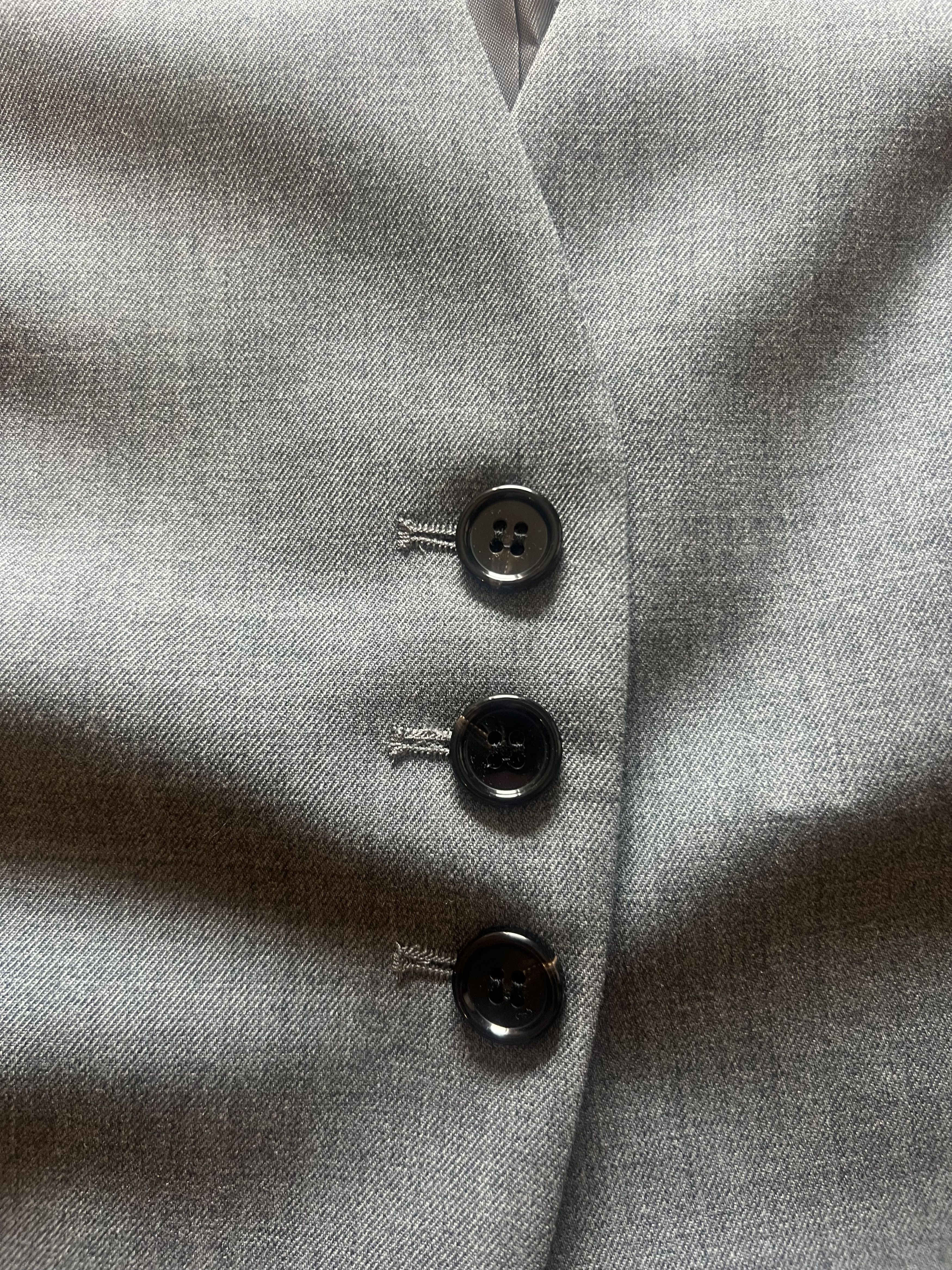 Cos Sleeveless Tailored Twill Vest COS – Grey – Size 36/S Size S / US 4 / IT 40 - 4 Thumbnail