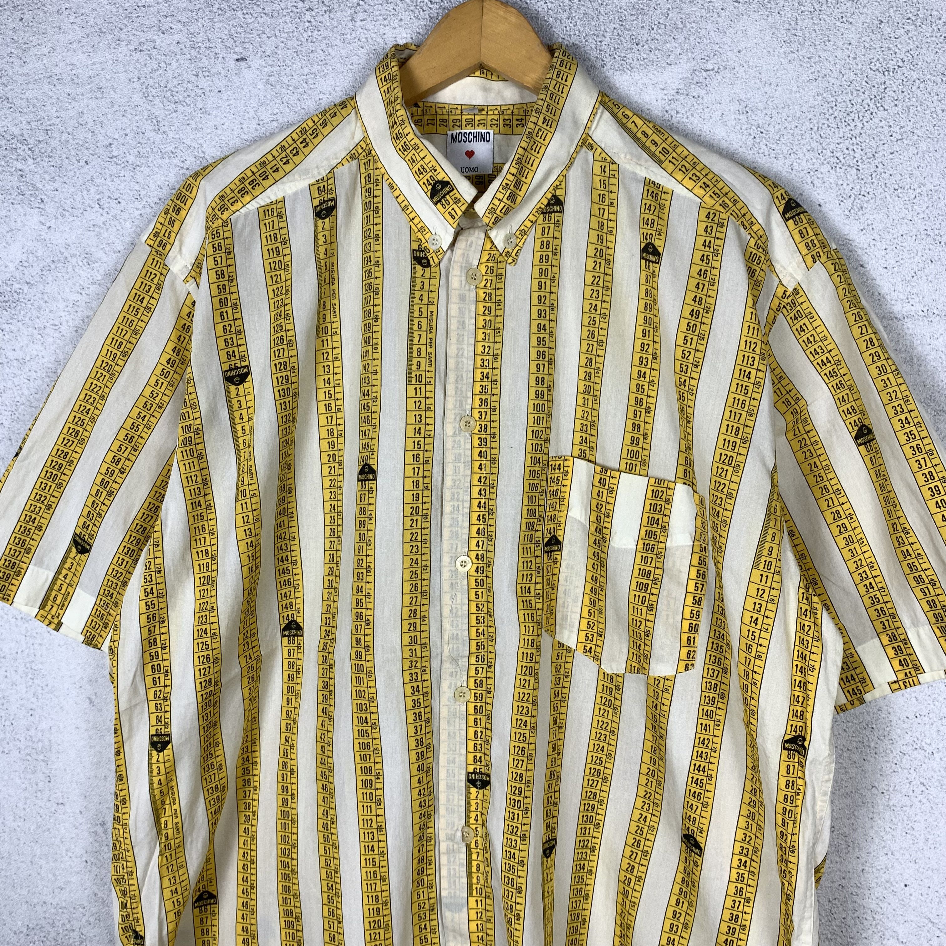 Moschino Vintage Moschino Measure Tape Ruler Tailor Shirt Size US L / EU 52-54 / 3 - 3 Thumbnail