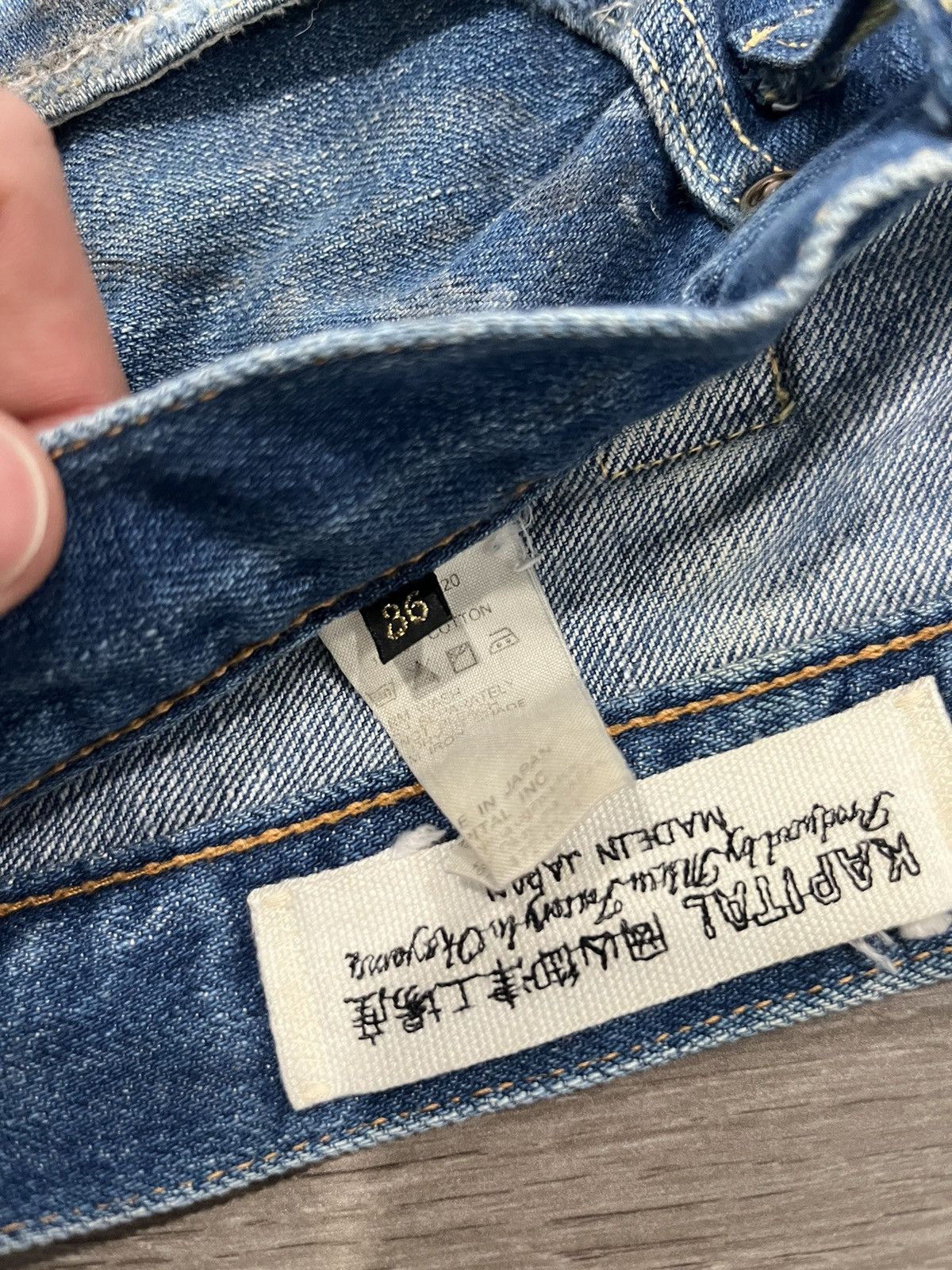 Japanese Brand Kapital Painter Patchwork Denim Size US 34 / EU 50 - 10 Thumbnail